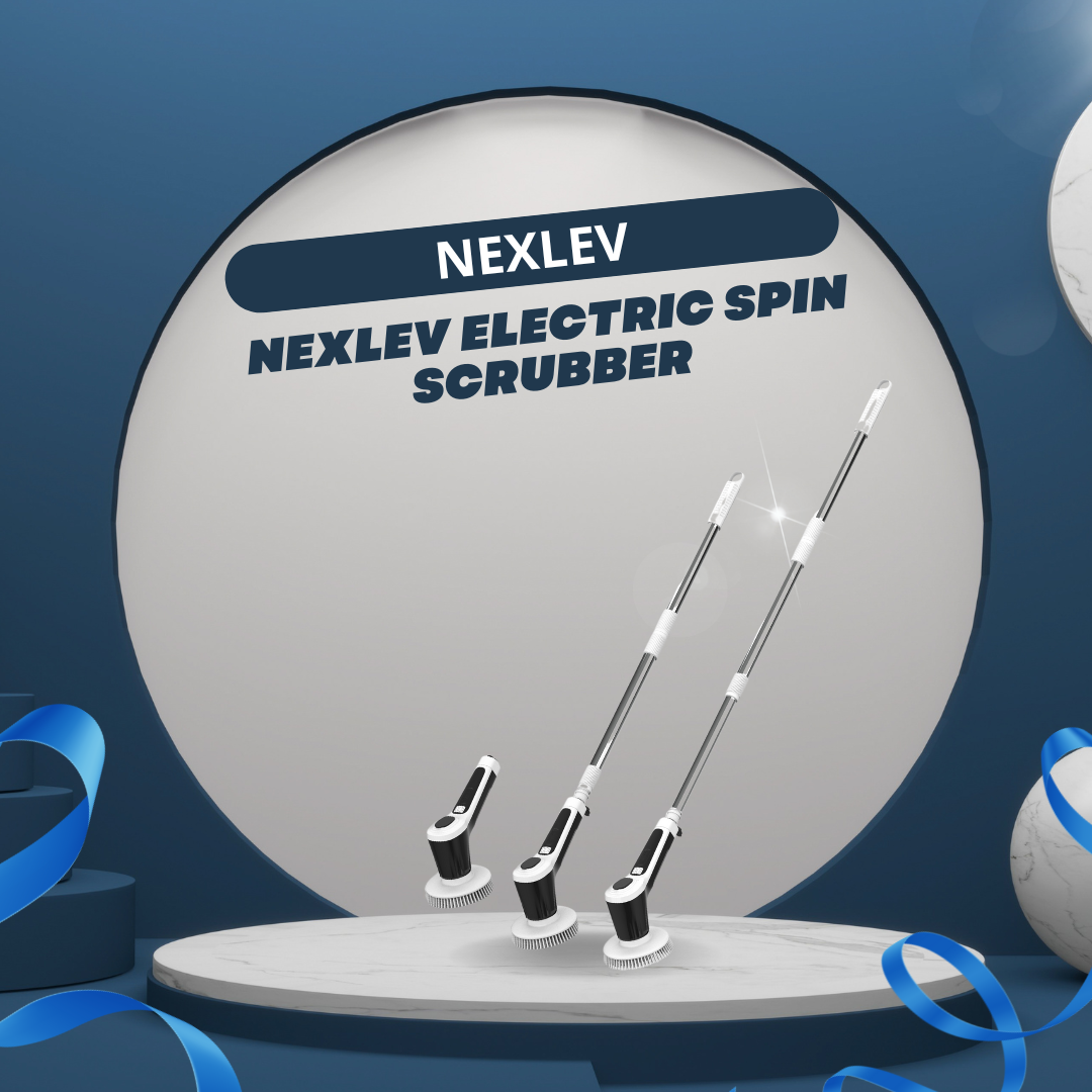 Deep Cleaning Made Easy with a Cordless Electric Spin Scrubber: Nexlev SS-01