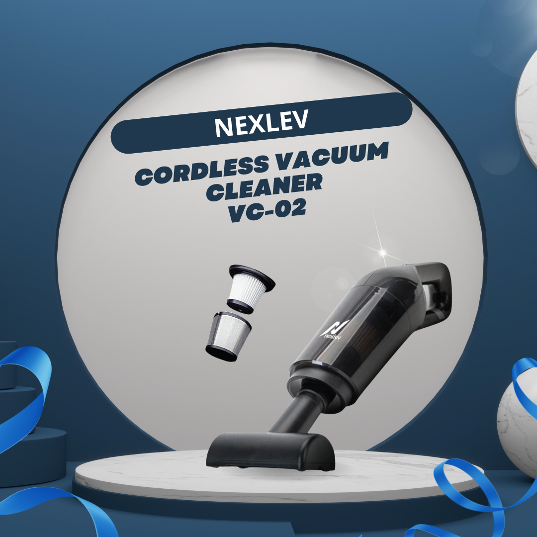 Lightweight and Powerful: Nexlev VC-02 Cordless Vacuum Cleaner for Quick Cleaning