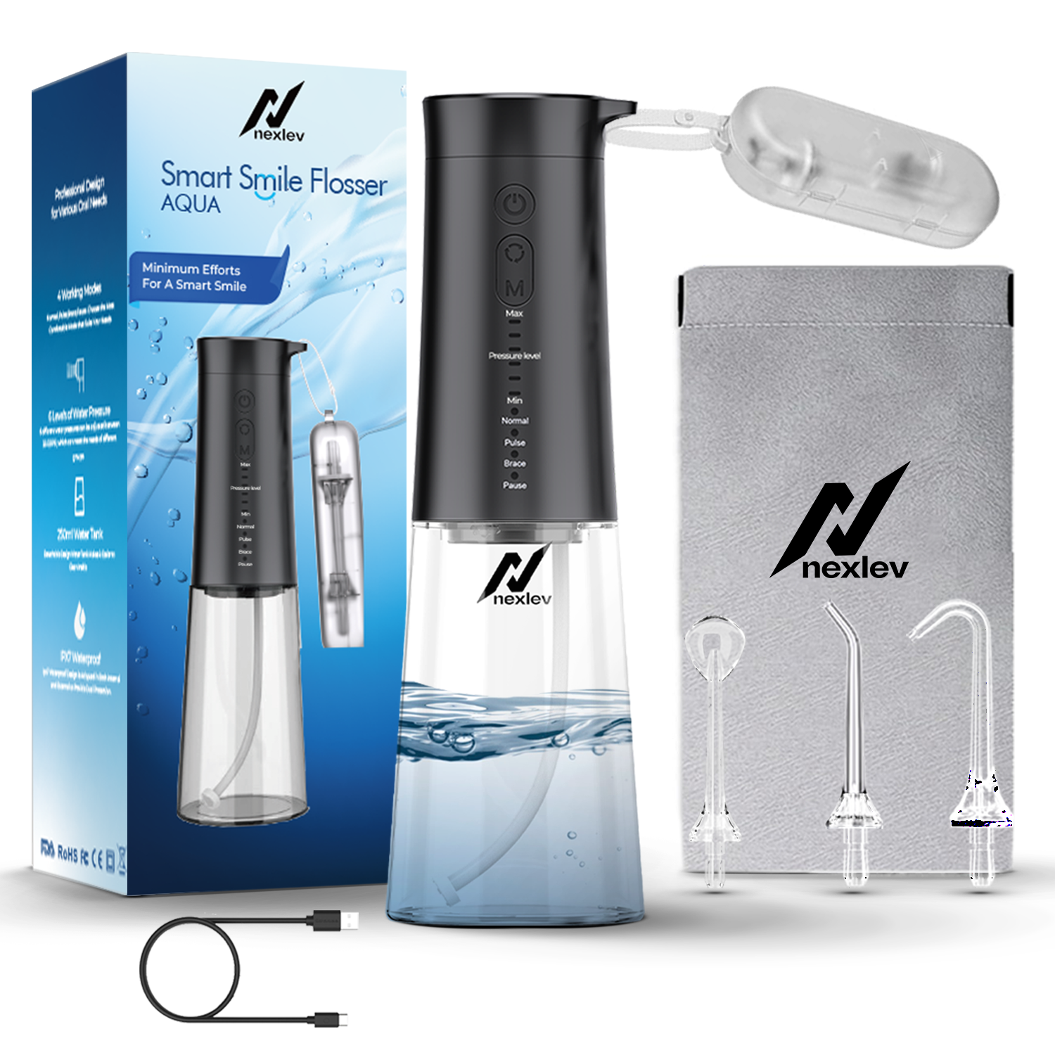 Dental Flosser | (DF-01-BK)