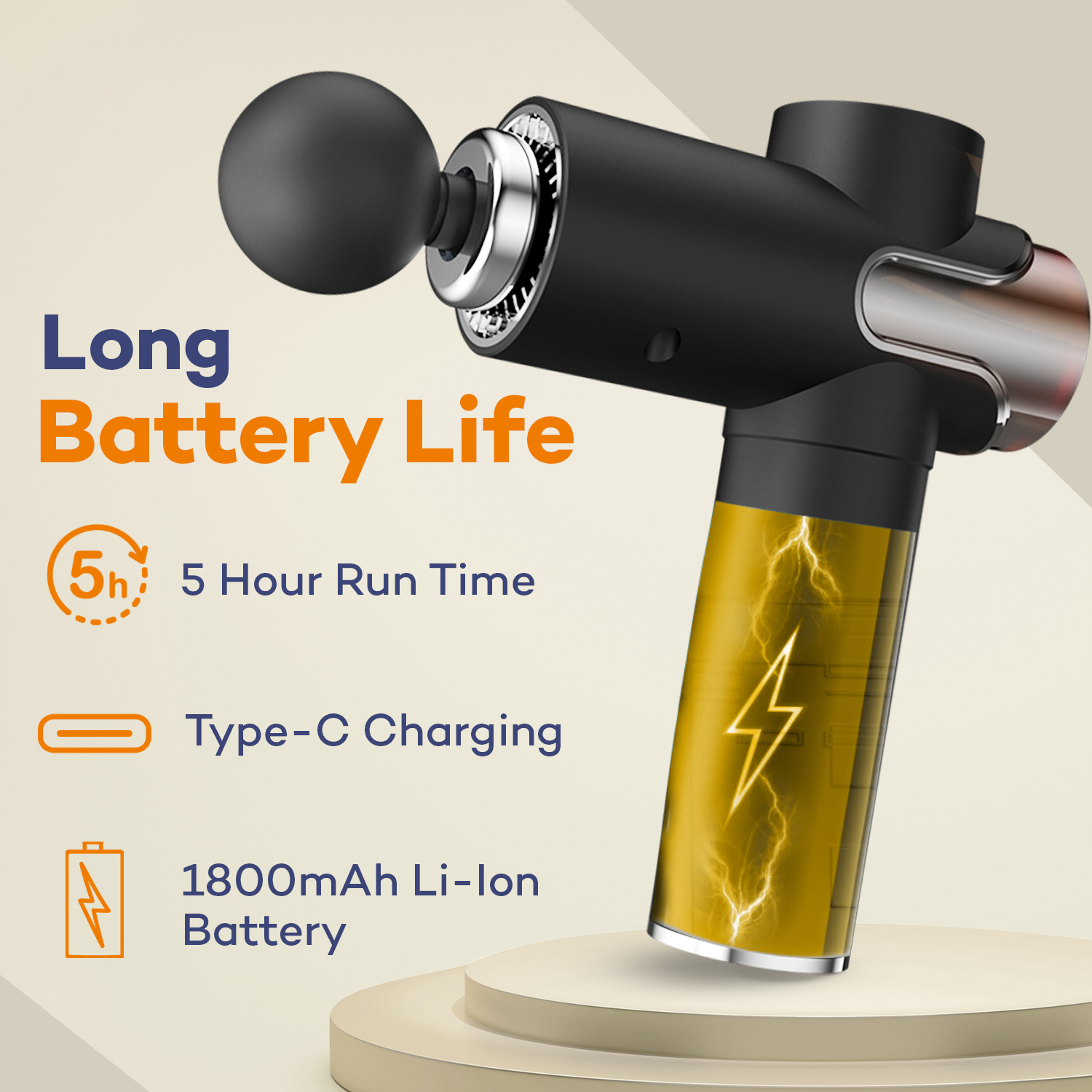 NexLev Massage Gun | Full Body | MG-01