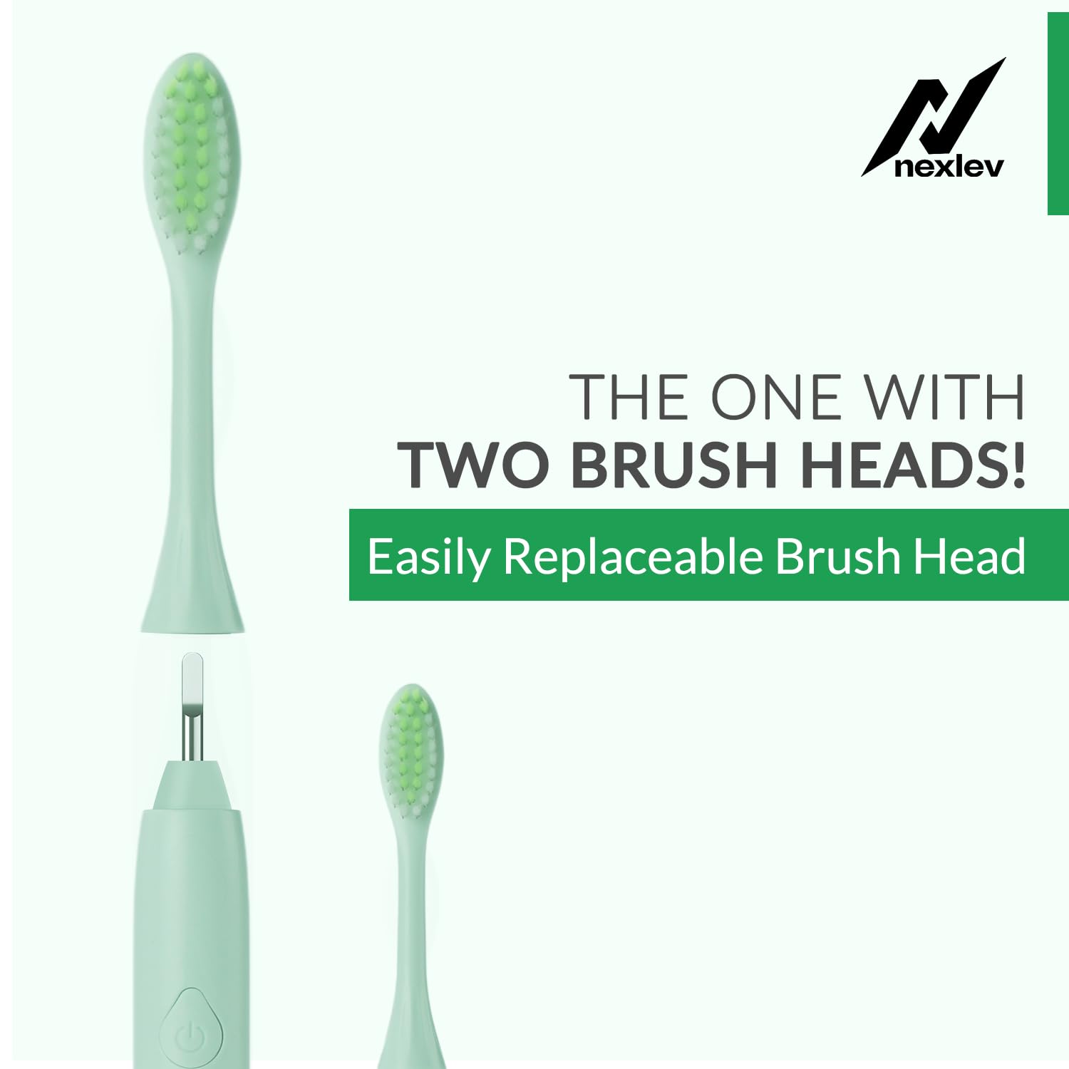 Nexlev Smart Smile Sonic Electric Toothbrush | ET-02-GN