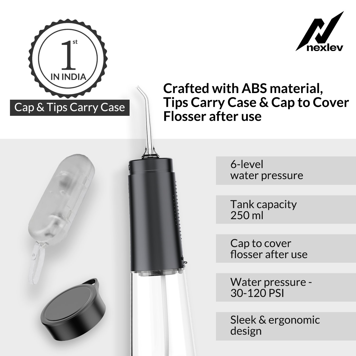 Dental Flosser | (DF-01-BK)