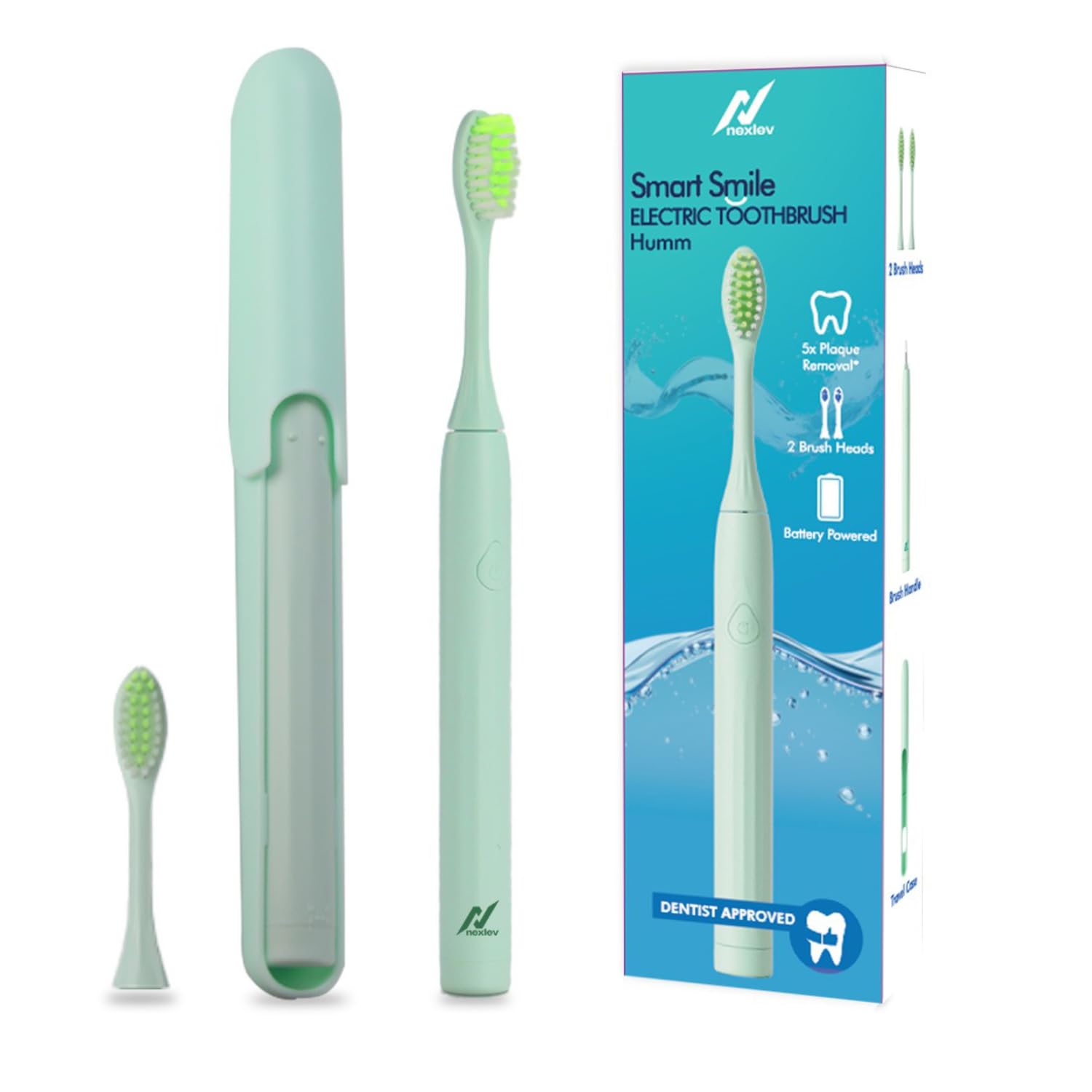 Nexlev Smart Smile Sonic Electric Toothbrush | ET-02-GN