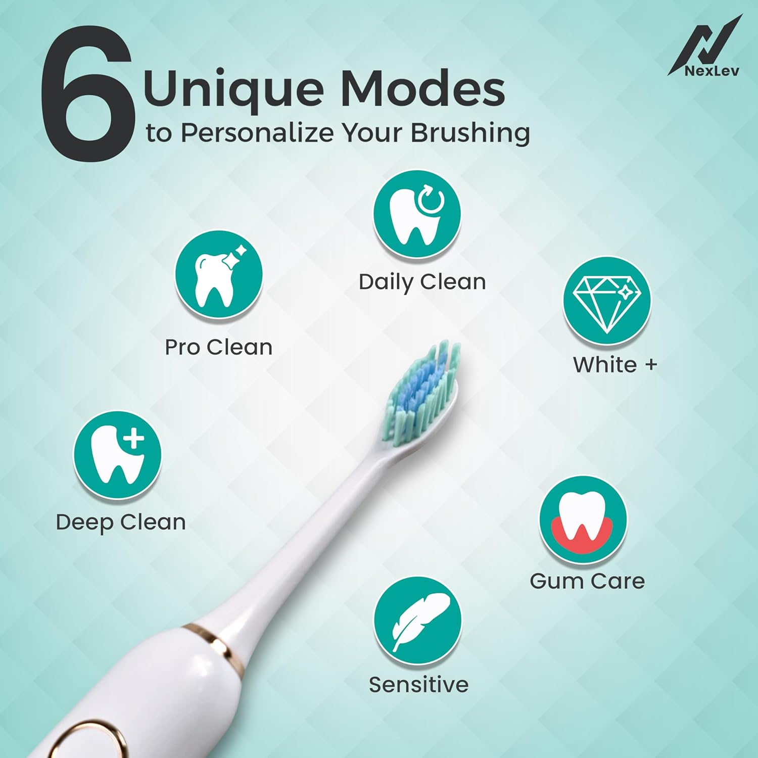 Nexlev Sonic Electric Toothbrush Sparkle Pro+ ETC-07