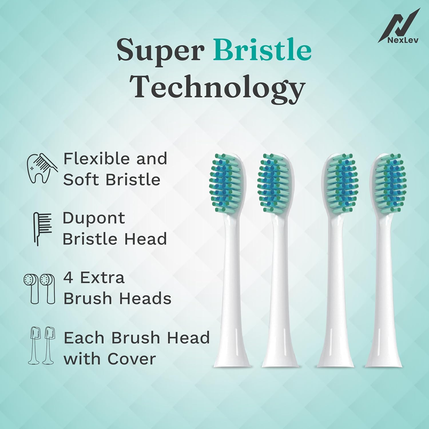 Nexlev Sonic Electric Toothbrush Sparkle Pro+ ETC-07
