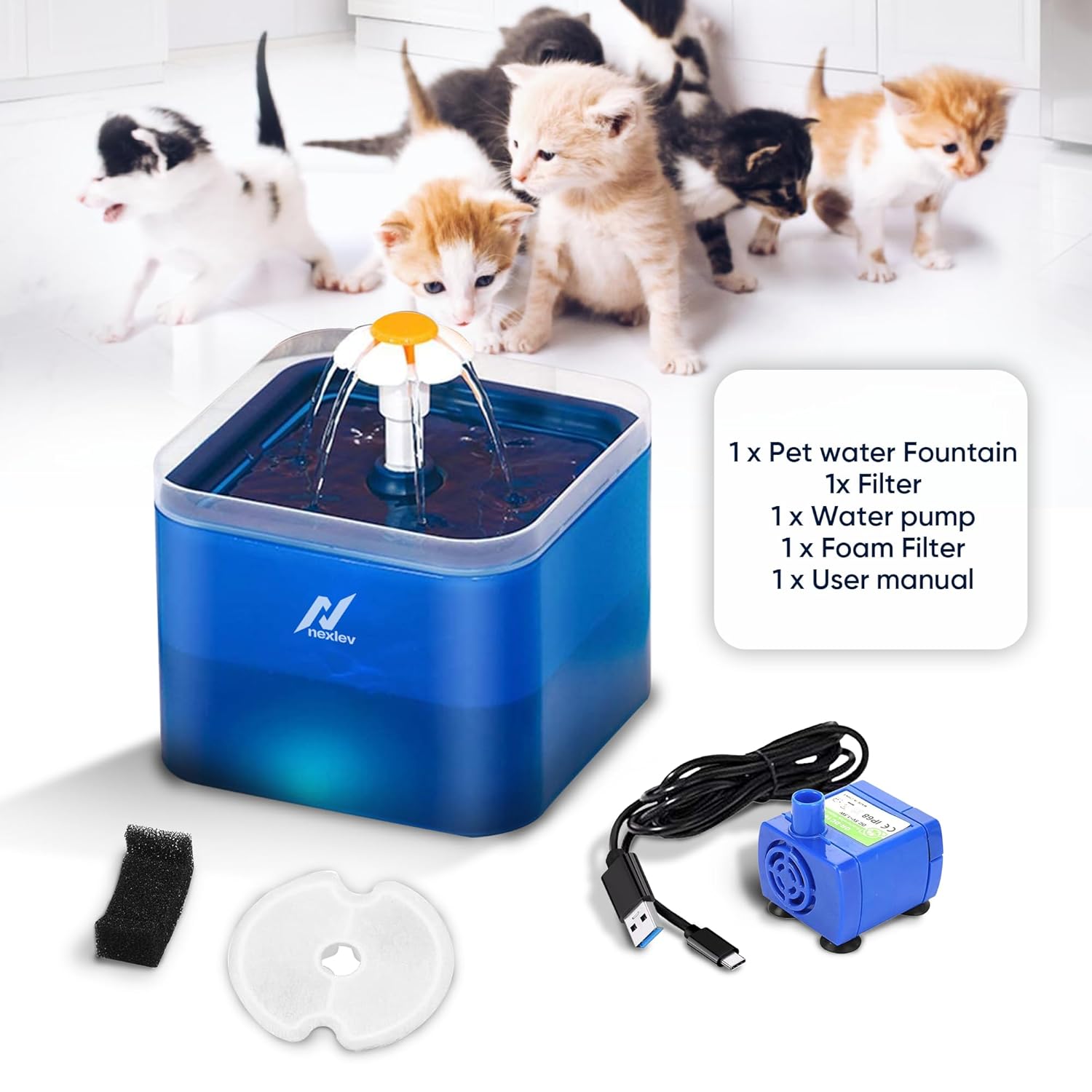 Nexlev Water Fountain | WF-02-BL