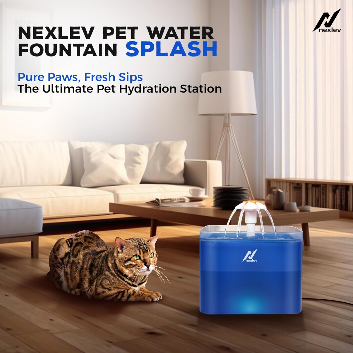 Nexlev Water Fountain | WF-02-BL
