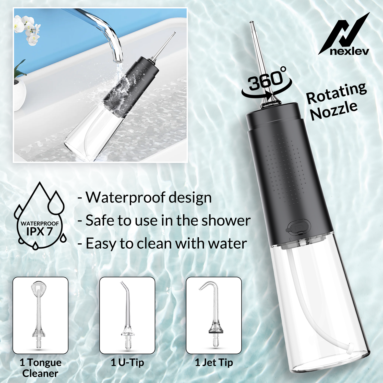 Dental Flosser | (DF-01-BK)
