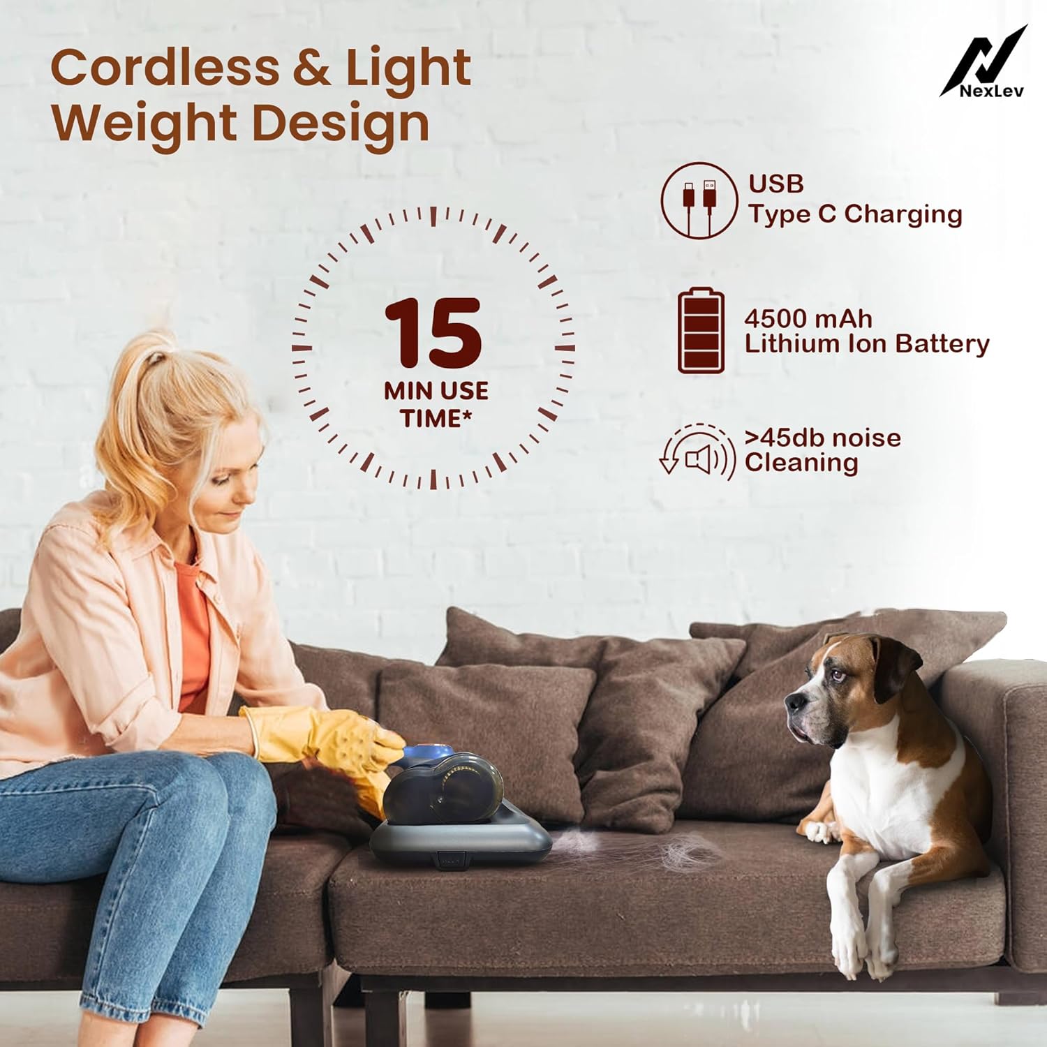 Nexlev Cordless Mite Remover MR-02