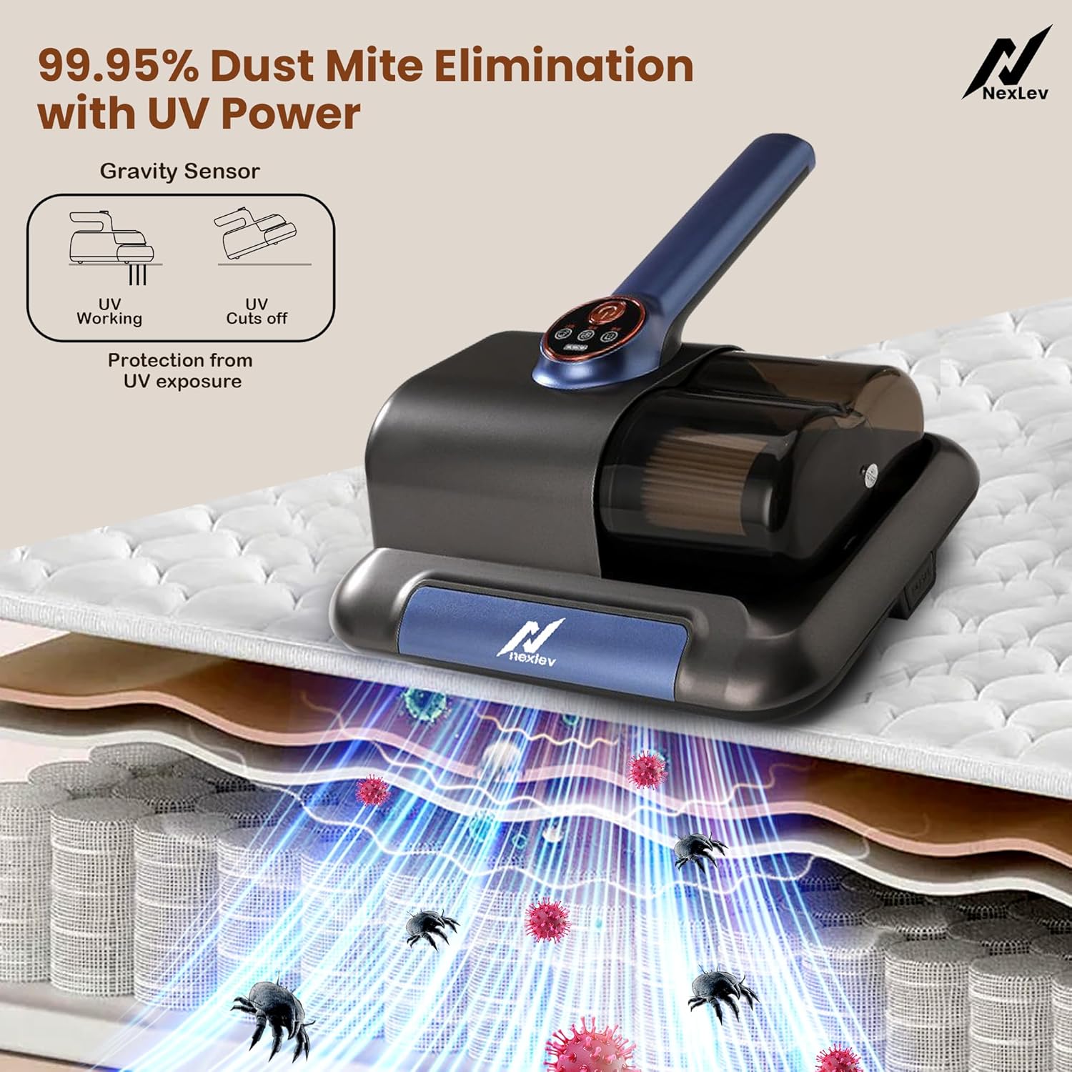 Nexlev Cordless Mite Remover MR-02