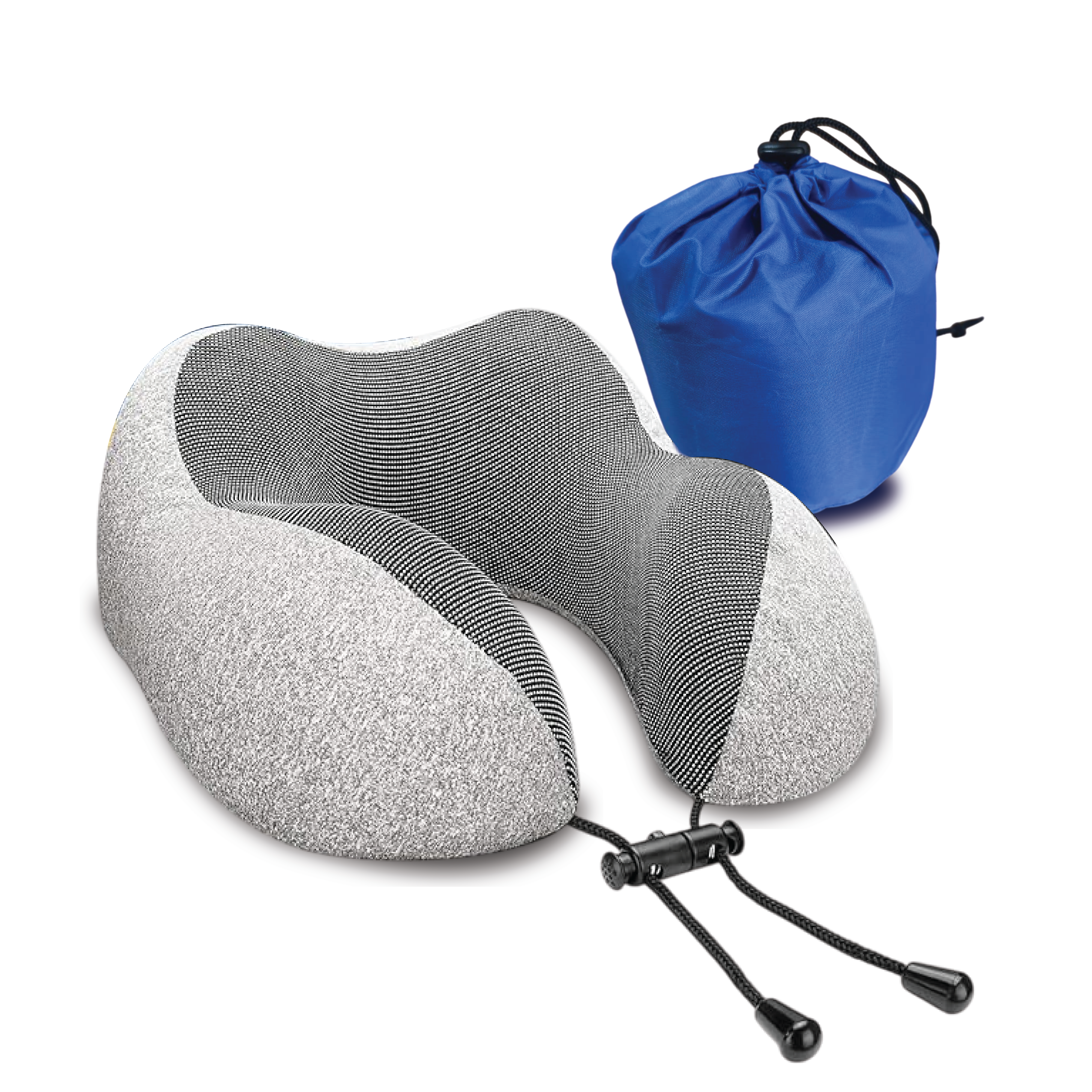 Nexlev Travel Pillow| 100% Pure Memory Foam| Comfortable & Breathable Cover| Machine Washable| Carry Pouch for Storage| NP-02 (CN)