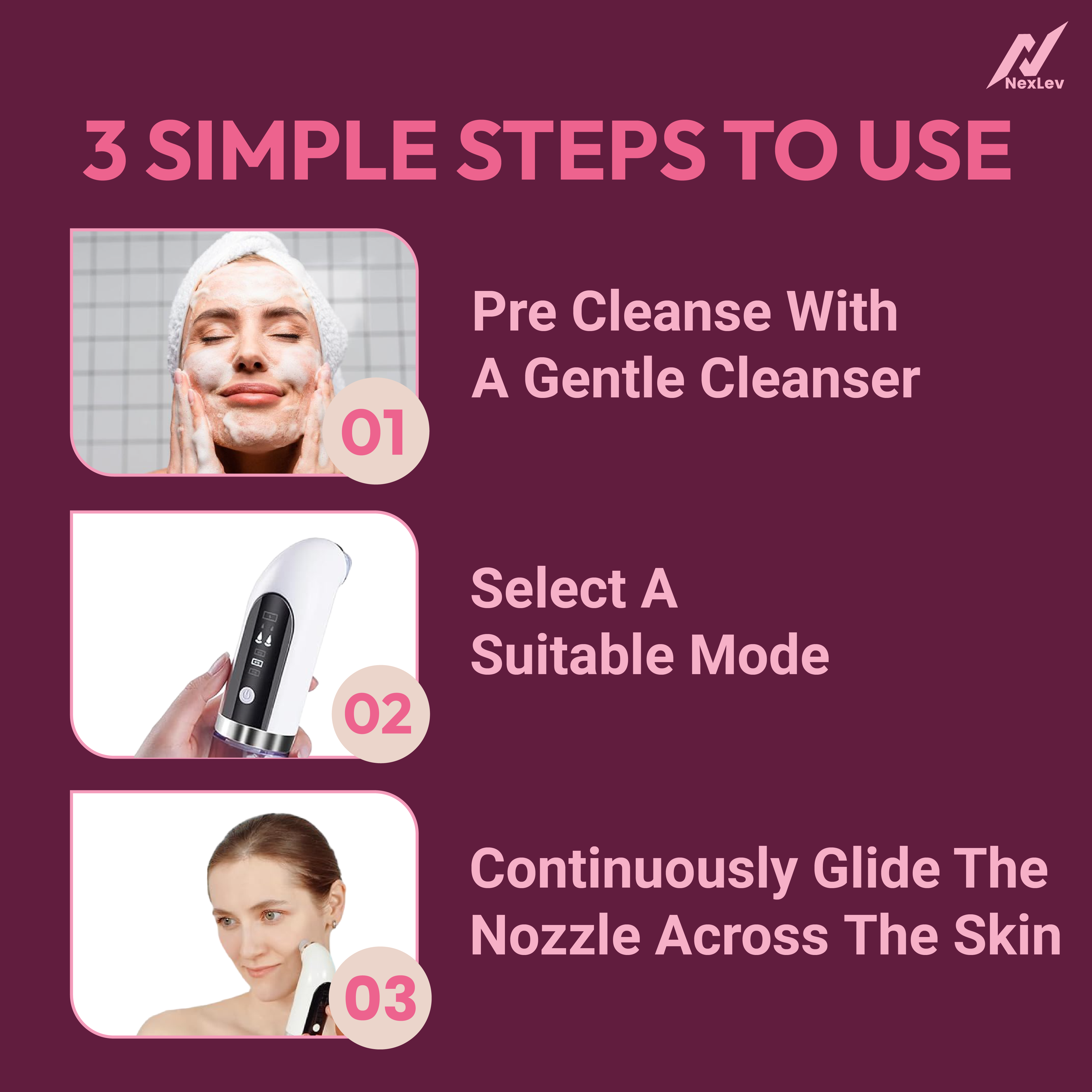 NexLev Multi-Function Blackhead Remover | BR-01