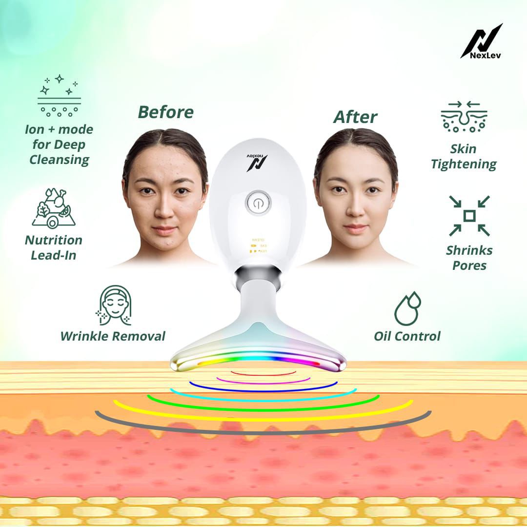 Best Skin Lift Device (LE-04) | 7 Color LED | Nexlev Store