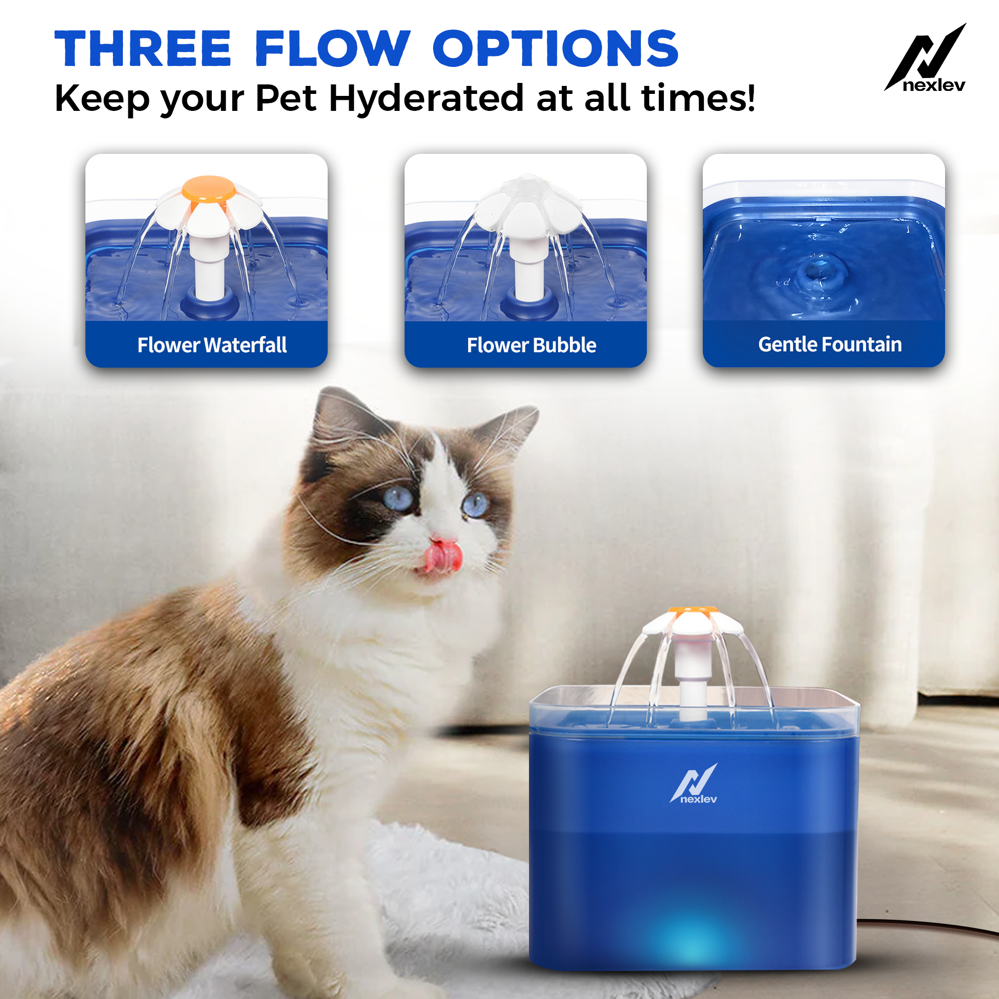 Nexlev Water Fountain | WF-02-BL