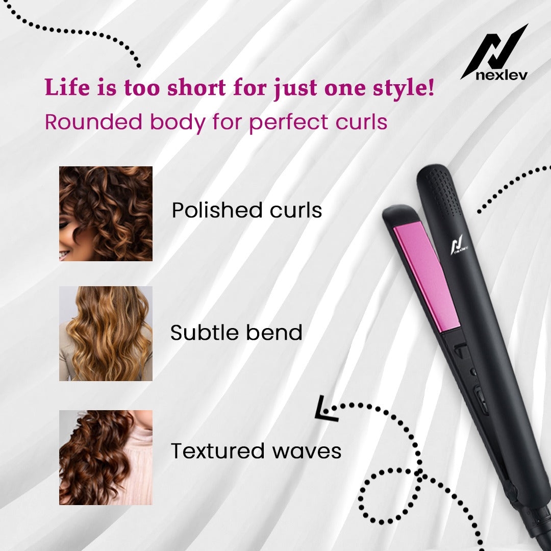 Hair Straightener| HS-01 (Black)