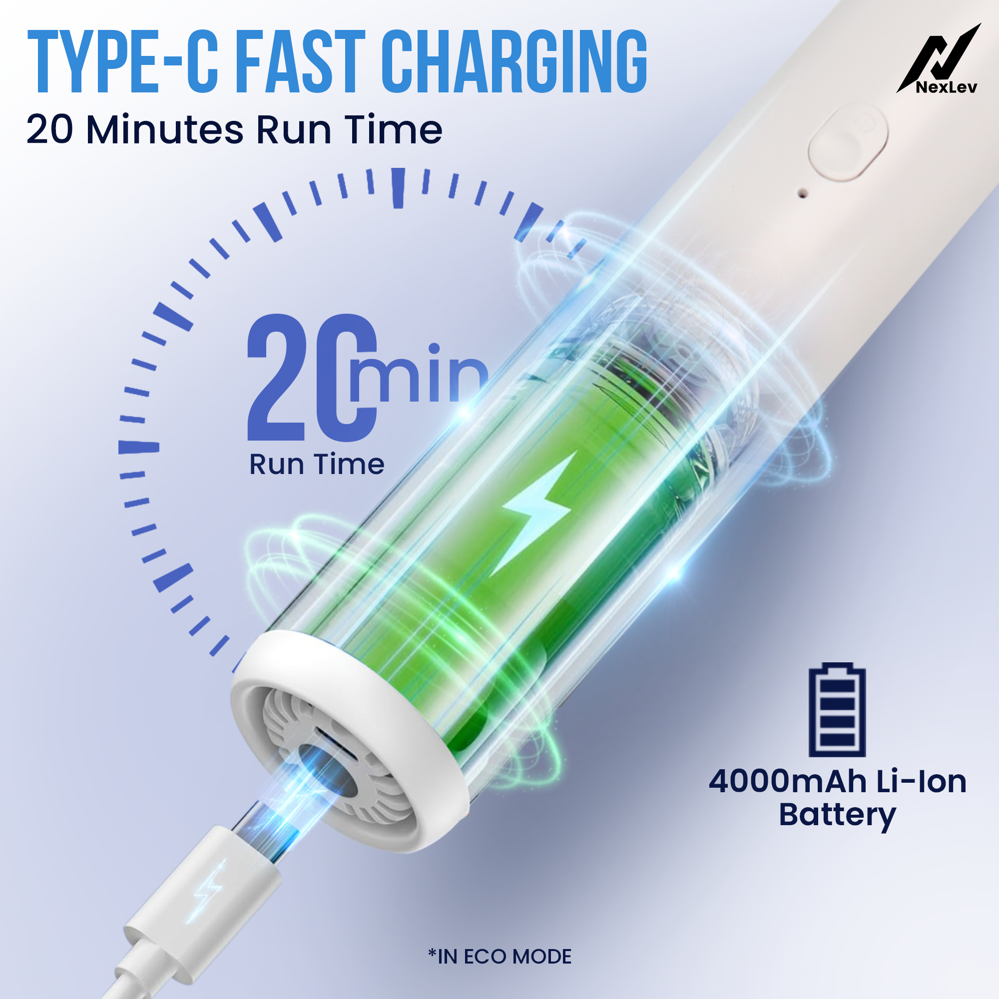 Nexlev Cordless 2-in-1 Vacuum Cleaner & Blower | VC-04