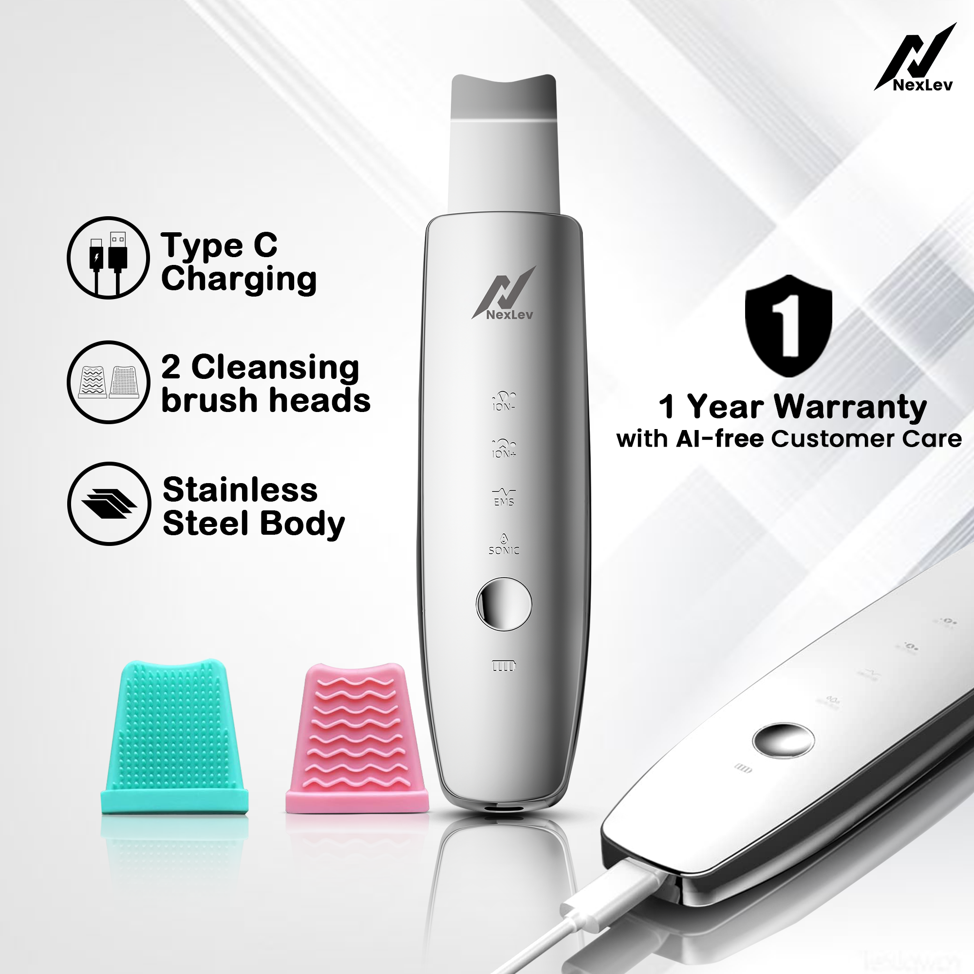 Nexlev Skin Scrubber LE-03