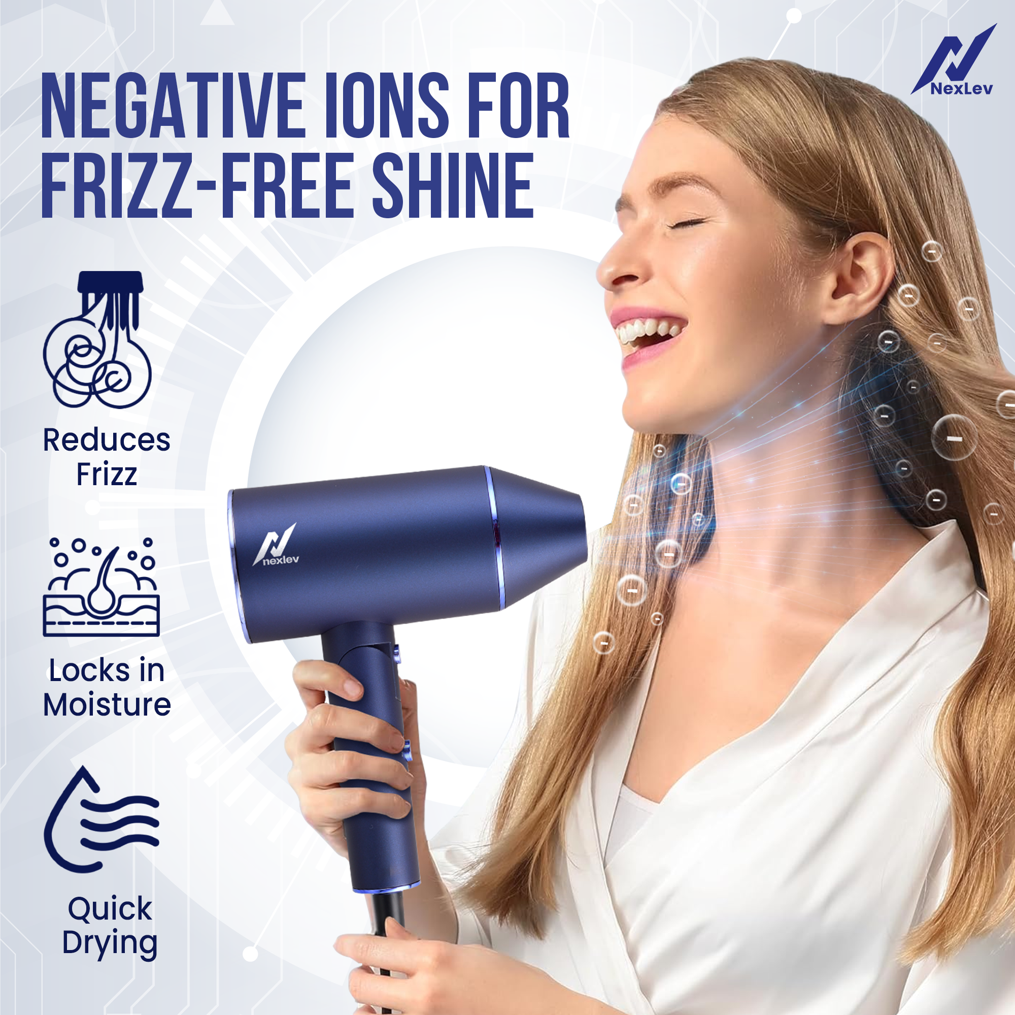 NexLev IONIC Hair Dryer | HD-01