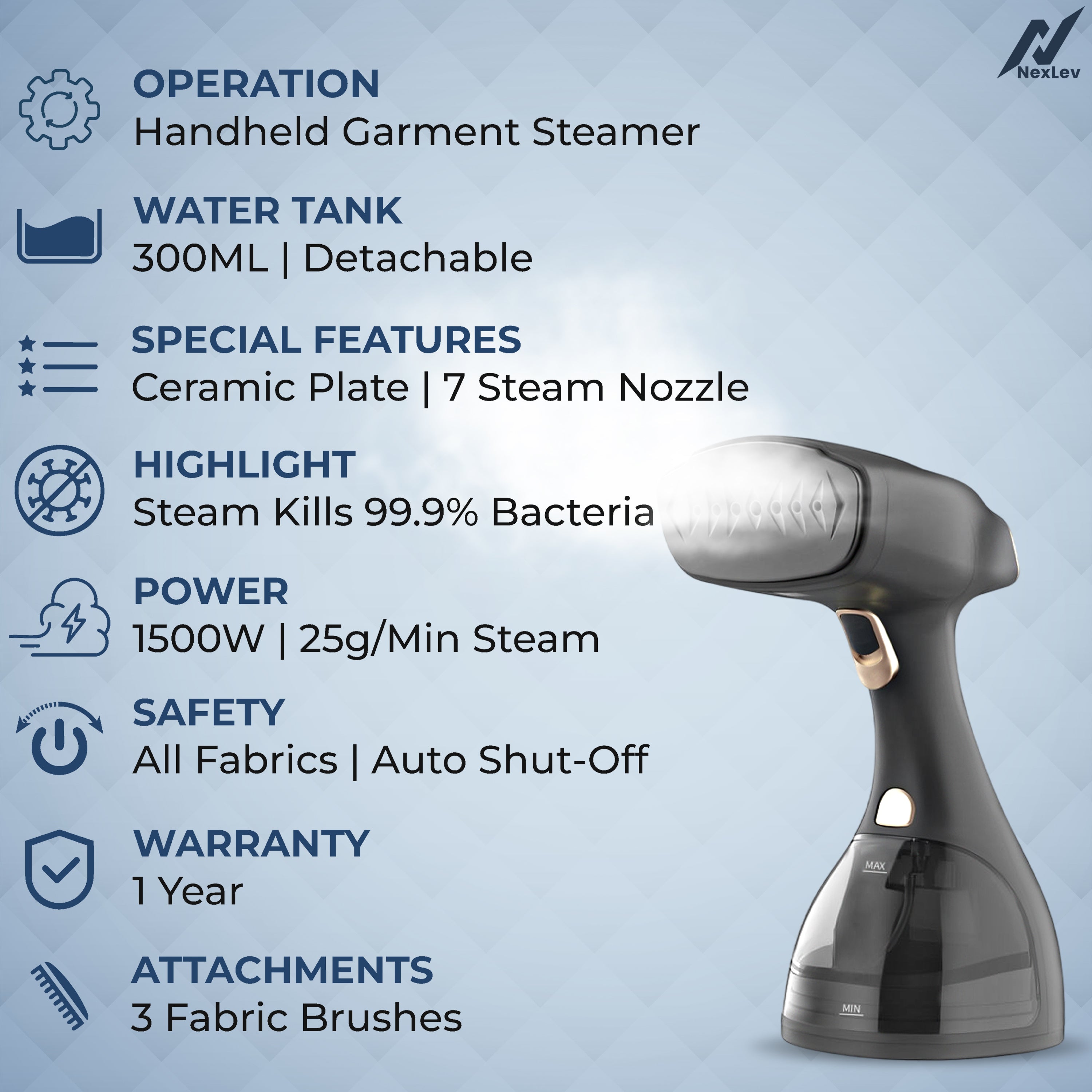 Handheld Garment Steamer | GS-02