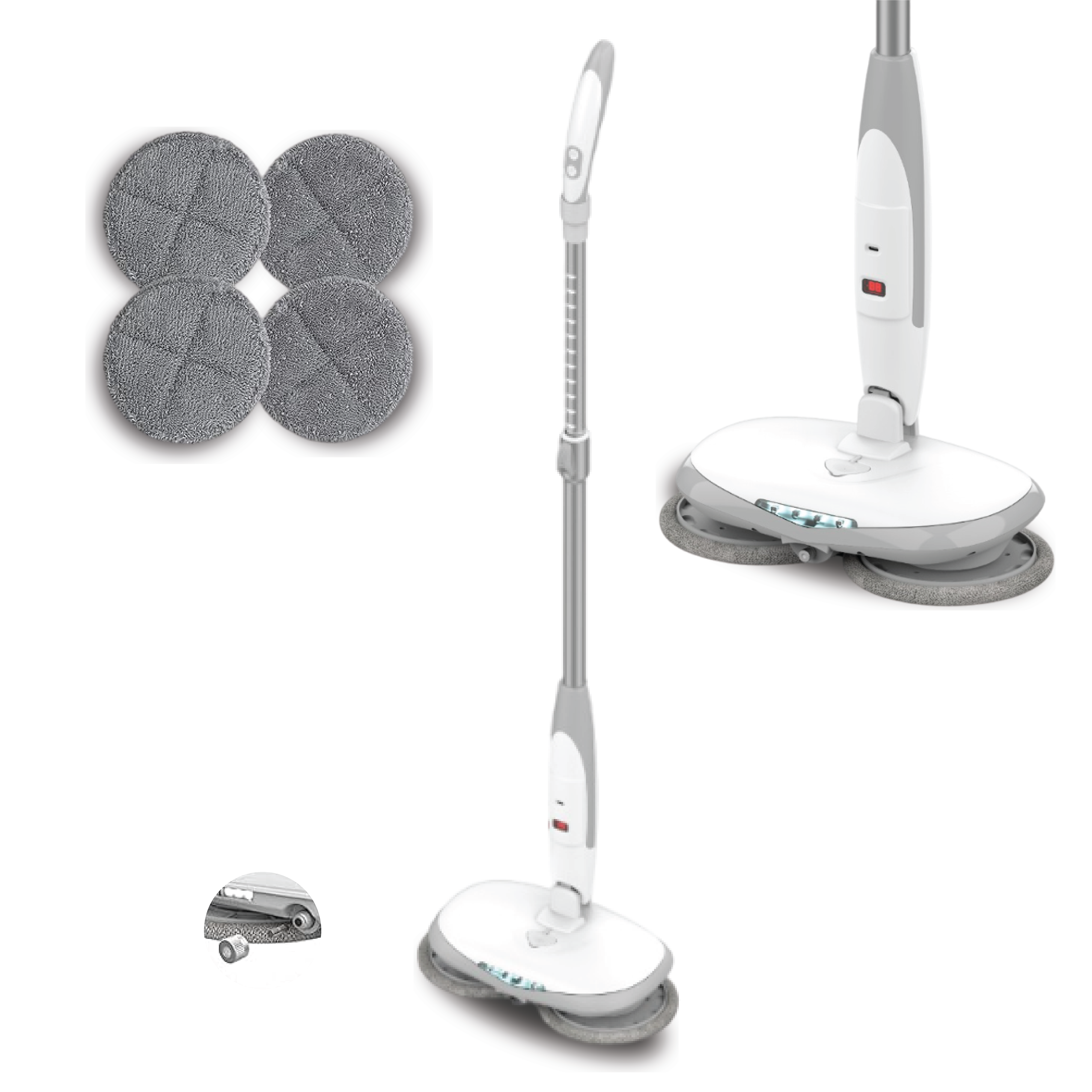 Nexlev Cordless Electric Spin Mop Swipe+| 180RPM Power Motor SPM-01