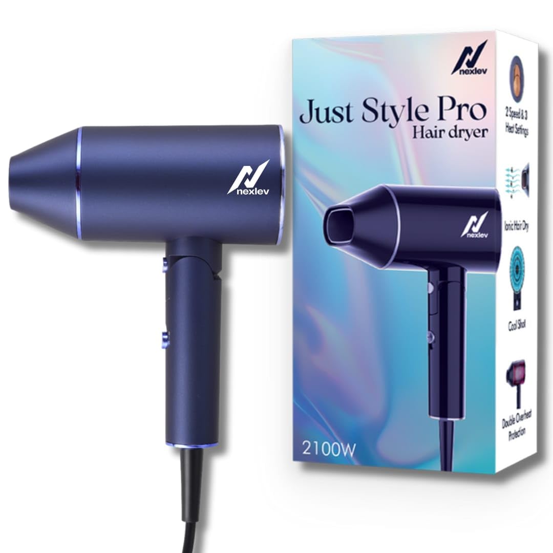 Achieve Salon-Quality Styling at Home with Nexlev Just Style Pro Hair Dryer HD-01