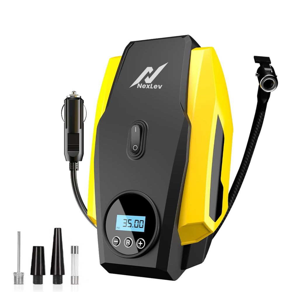 Effortless Inflation Anywhere: NexLev Portable Tyre Inflator TI-02 ...