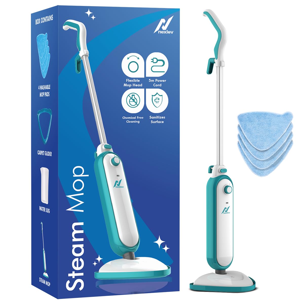 Nexlev Steam Mop Swipe SM-01 : The Ultimate Cleaning Companion for a Spotless Home