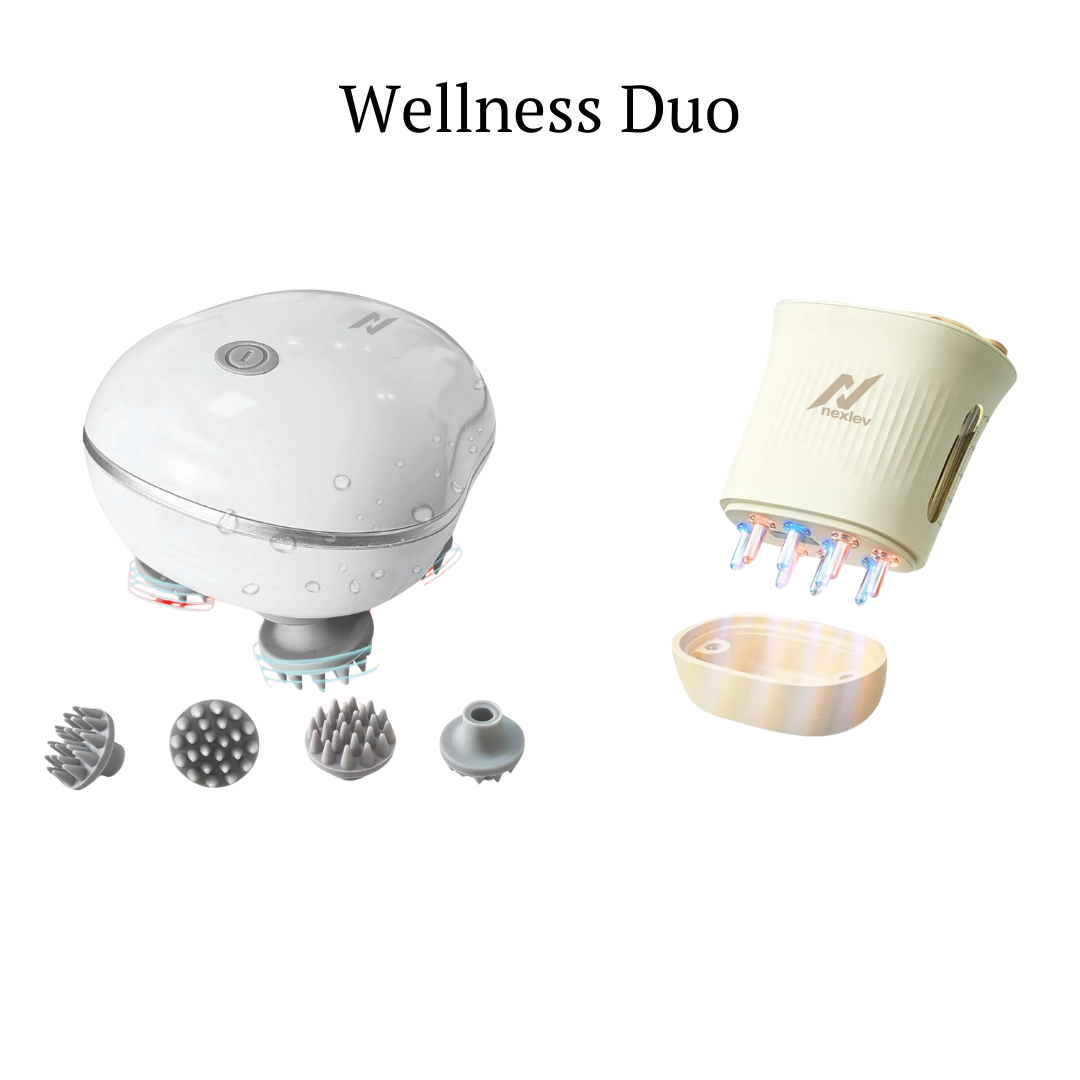 Wellness Duo: Achieve Healthier Hair and Relaxation with the Electric Oil Applicator & Full-Body Massager