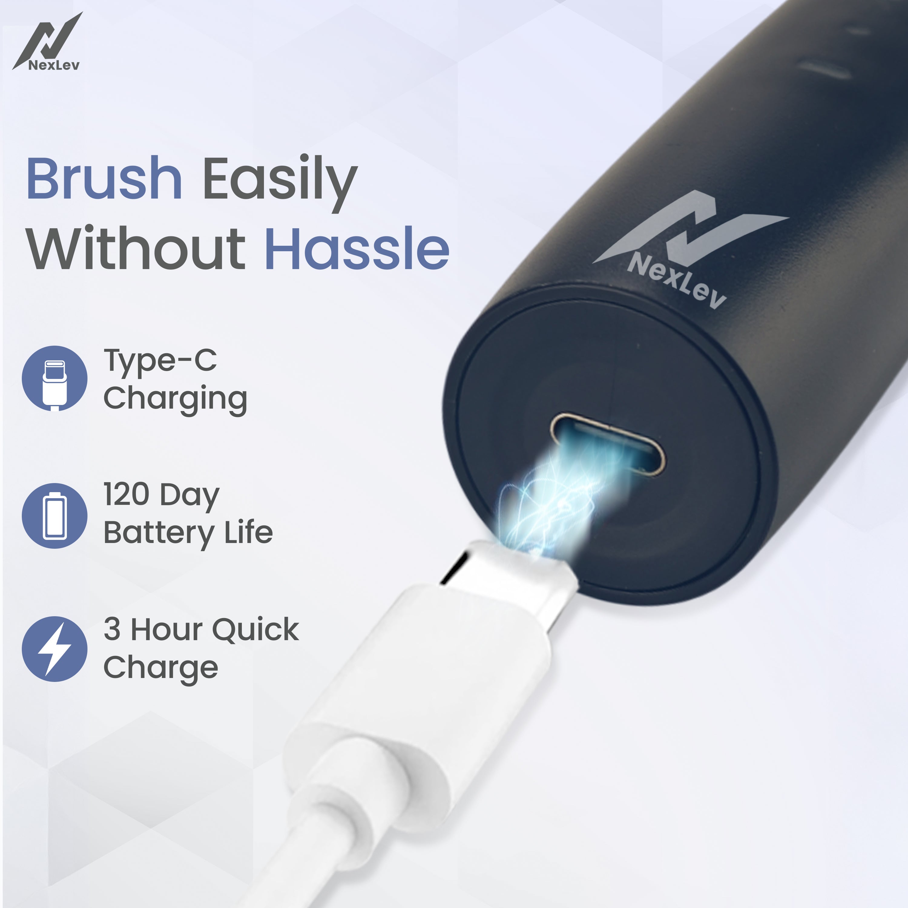 Nexlev Sonic Electric Toothbrush Sparkle Pro ETC-08 (CN)