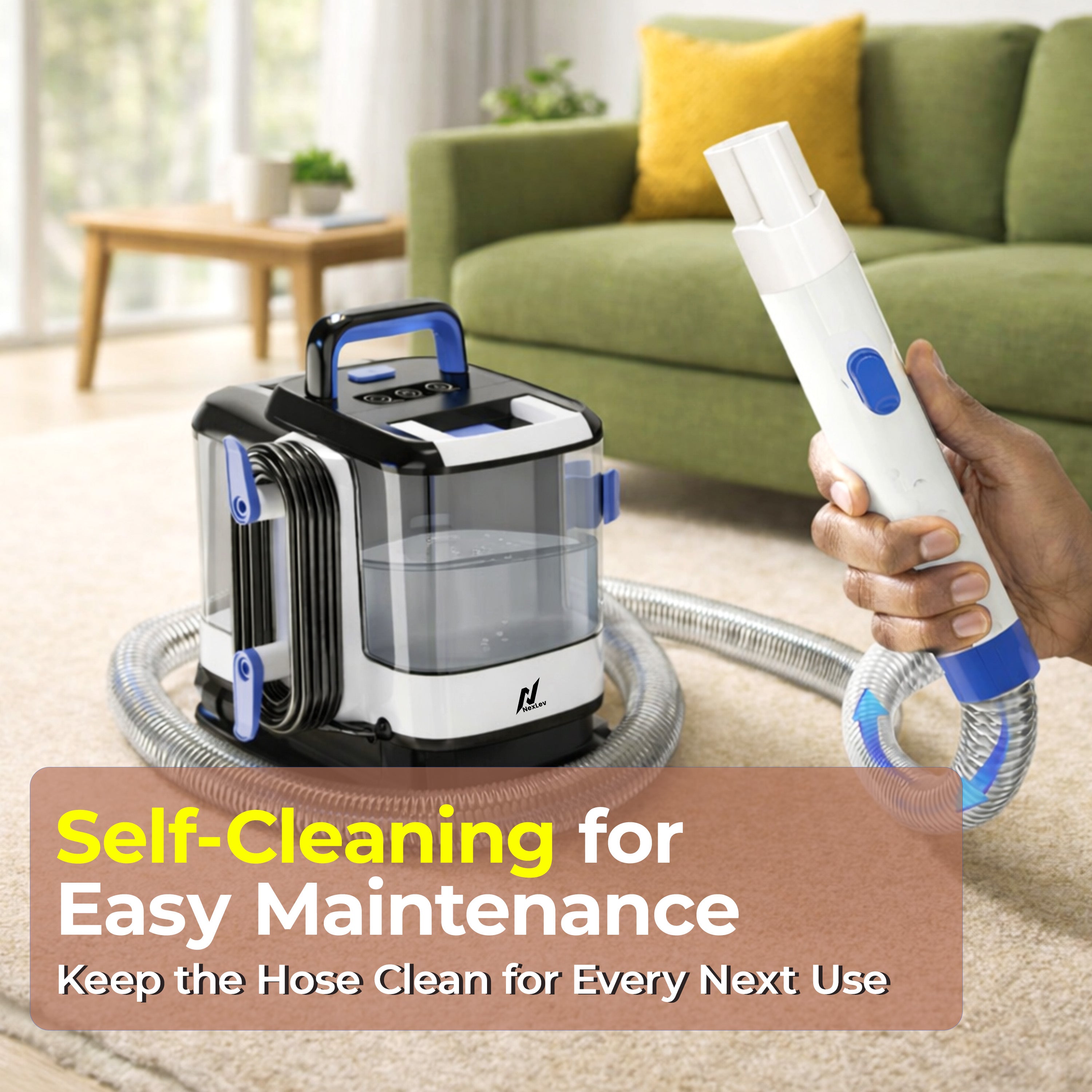 NexLev Spot Cleaner | Hot Water + Steam Modes SP-01