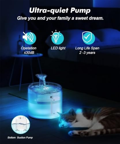 Refurbished -  Nexlev Cat Fountain | 54oz/1.6L WF100WH-Light