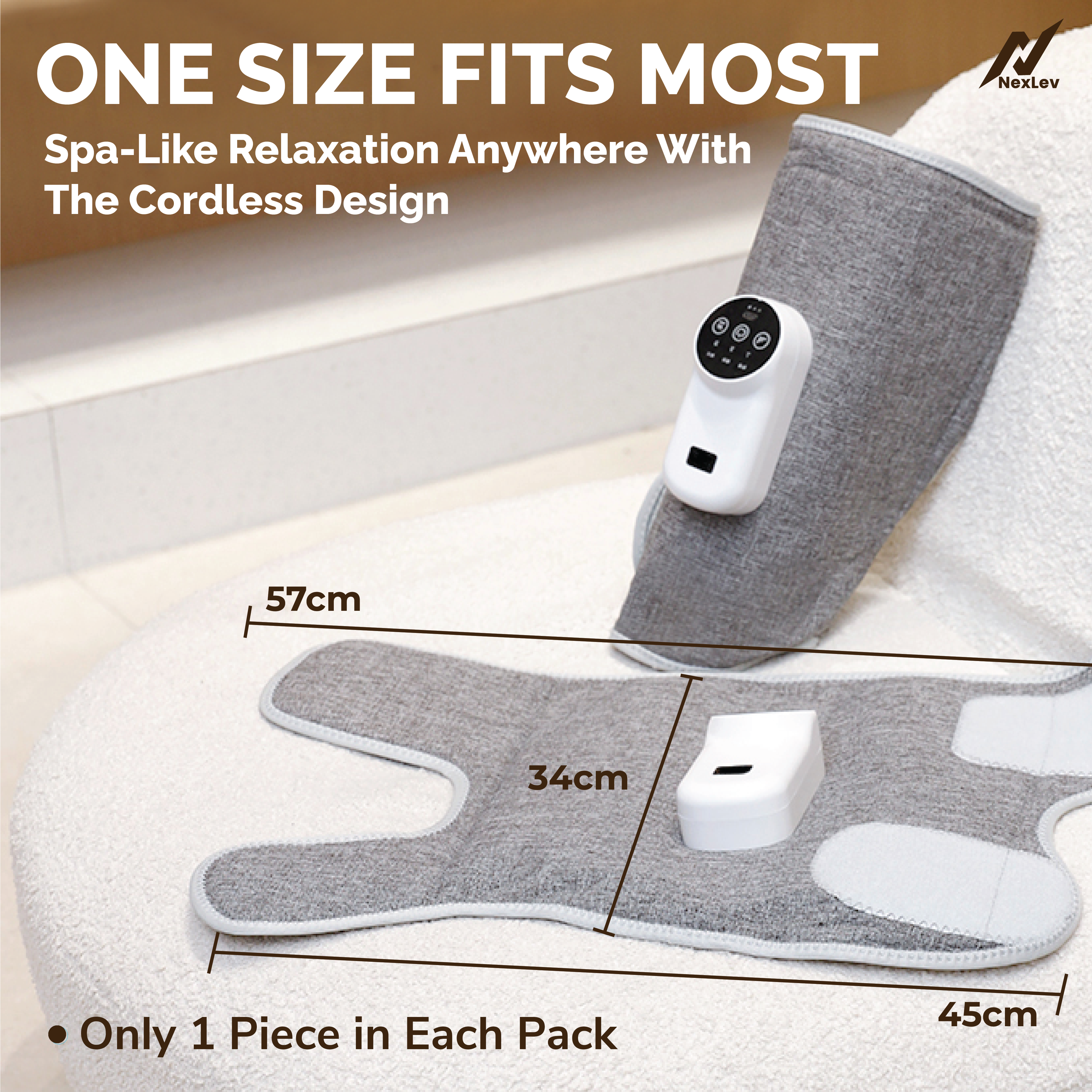 NexLev Calf, Leg & Hand Massager Machine - CFM-01