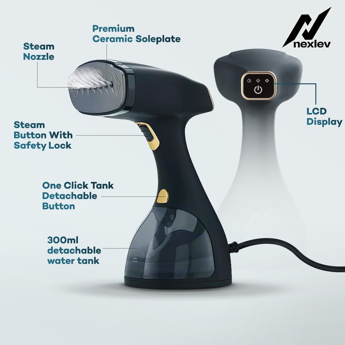 Nexlev Handheld Garment Steamer | GS-01