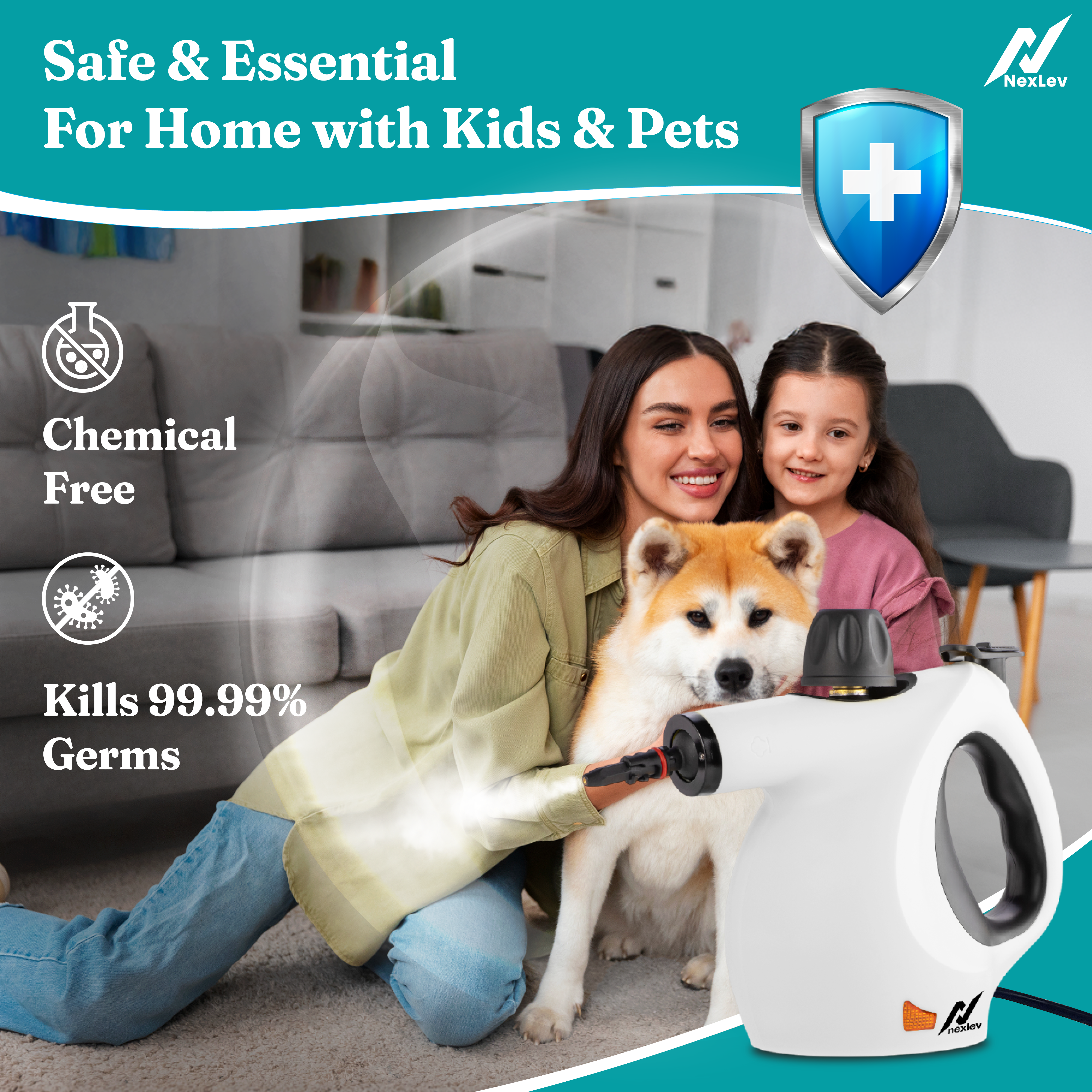 NexLev Shine Steam Cleaner | SC-02