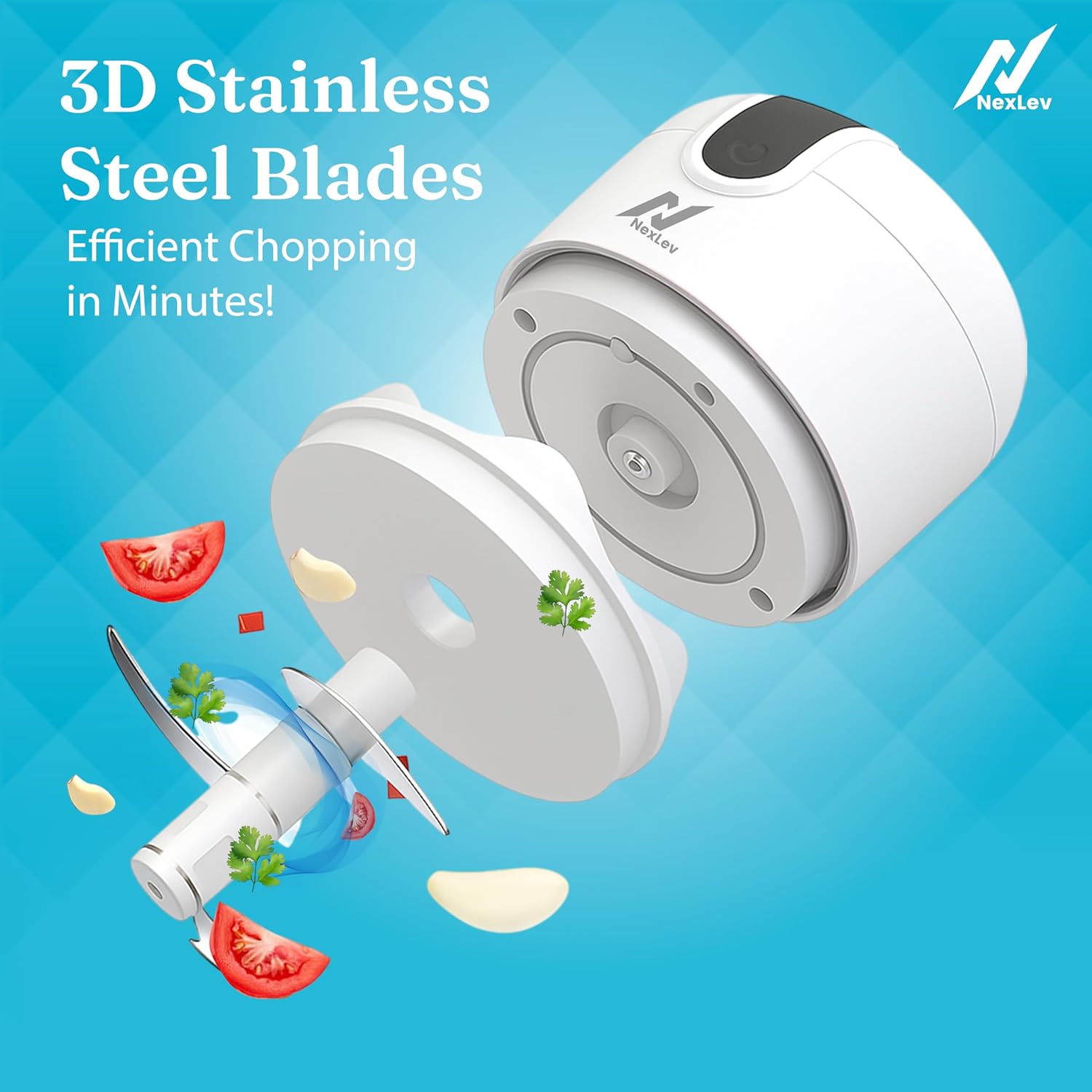 NexLev Mini Electric Chopper MC-01