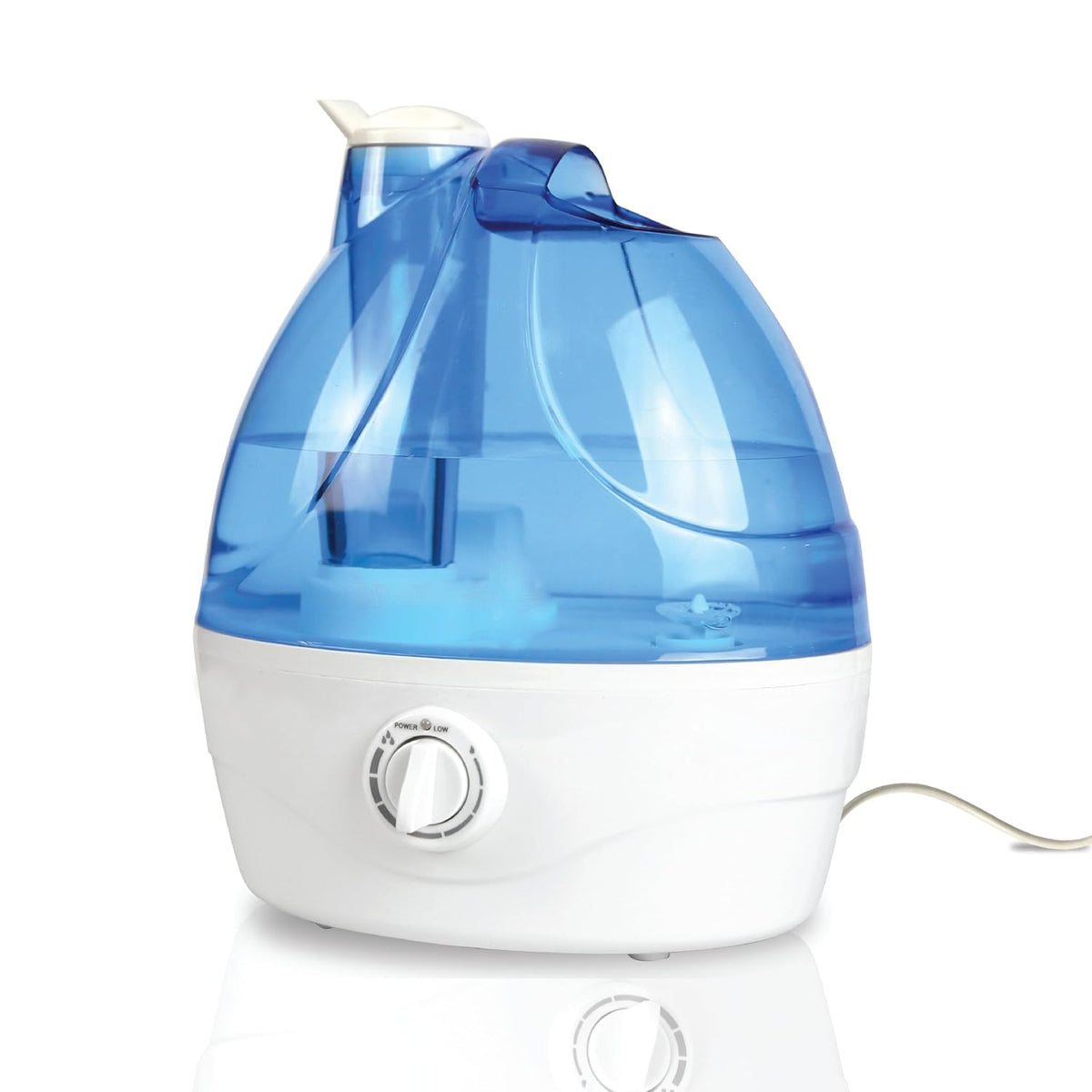 NexLev Humidifier For Room Moisture | 2.2L Ultrasonic Cool Mist Room Humidifier For Bedroom, 30H Runtime, 360° Nozzle, Adjustable Mist, Auto Shut-Off, Leak-Proof for Bedroom, Nursery & Plants | HU-02