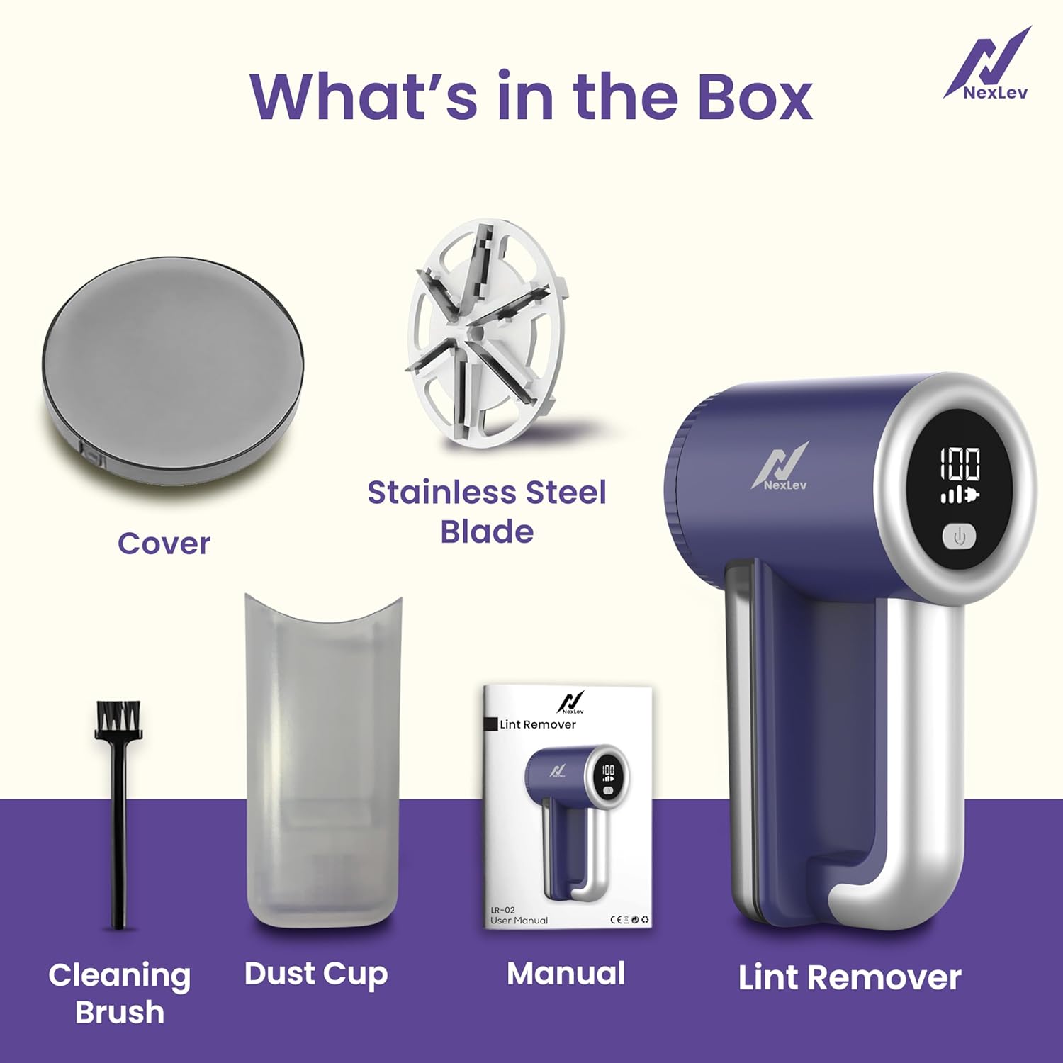 NexLev Fabric Lint Remover | LR-02