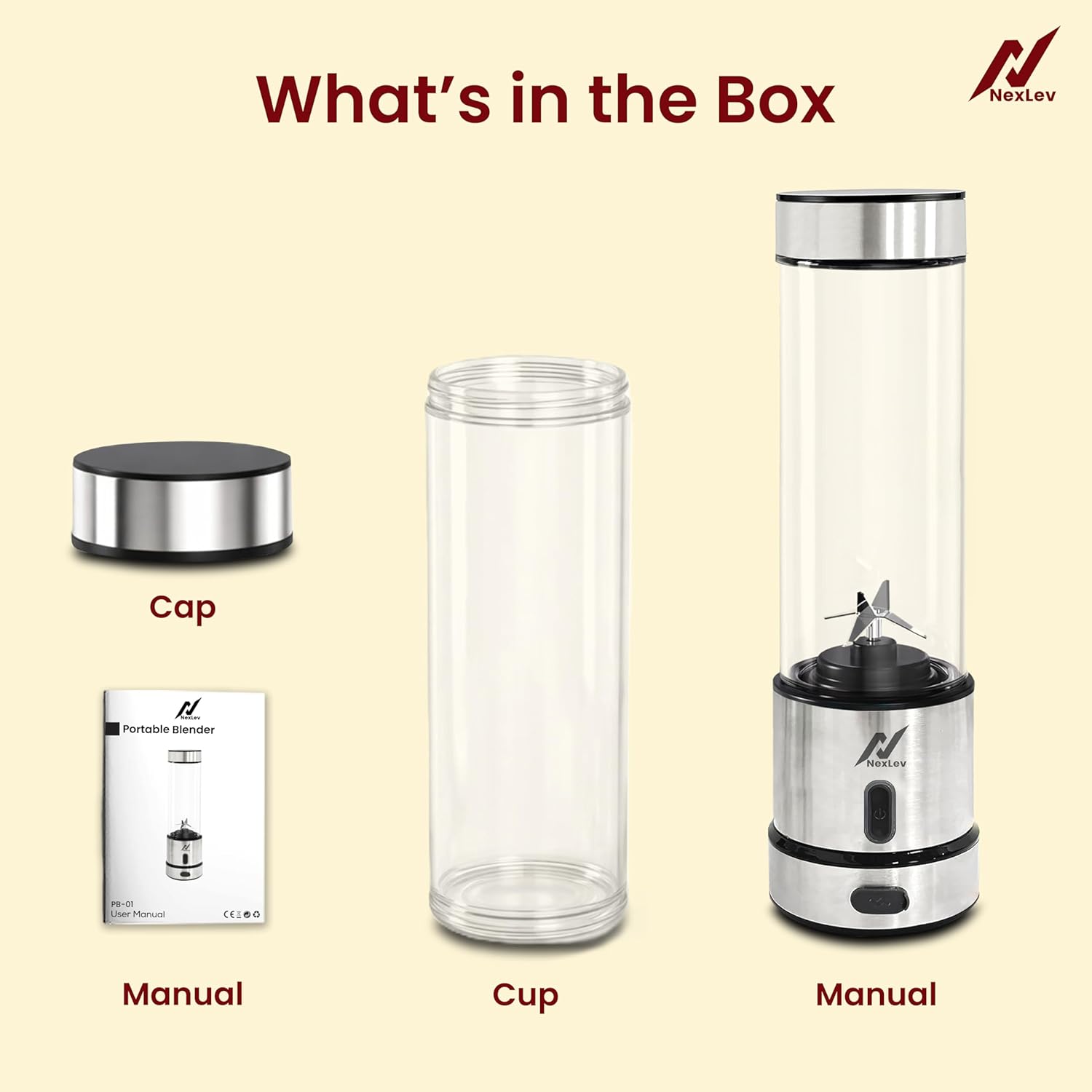 NexLev Portable Blender PB-01