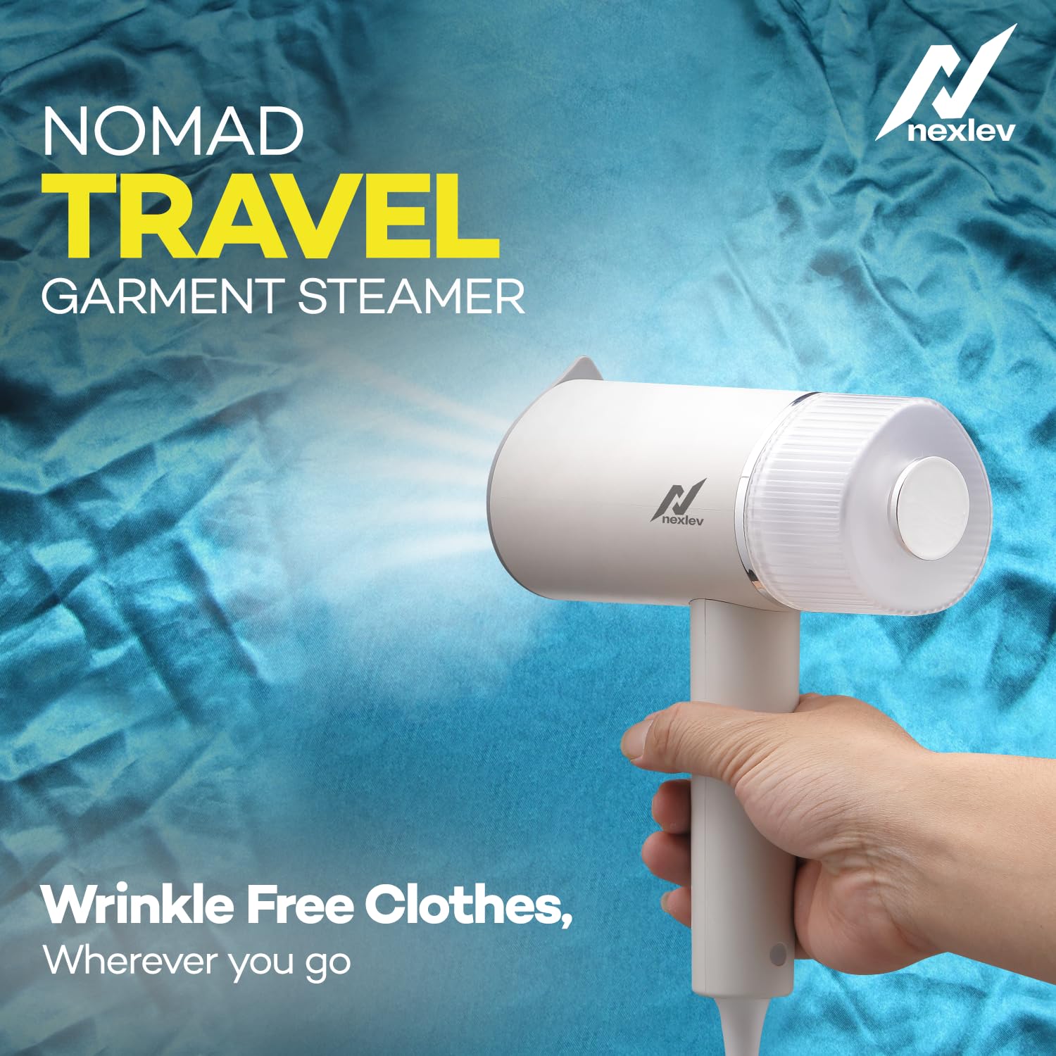 Refurbished -  Nexlev Foldable Garment Steamer for home & travel GS-05