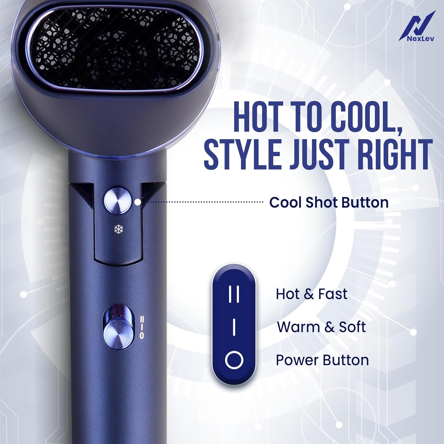 IONIC Hair Dryer | (HD-01) (Cred)