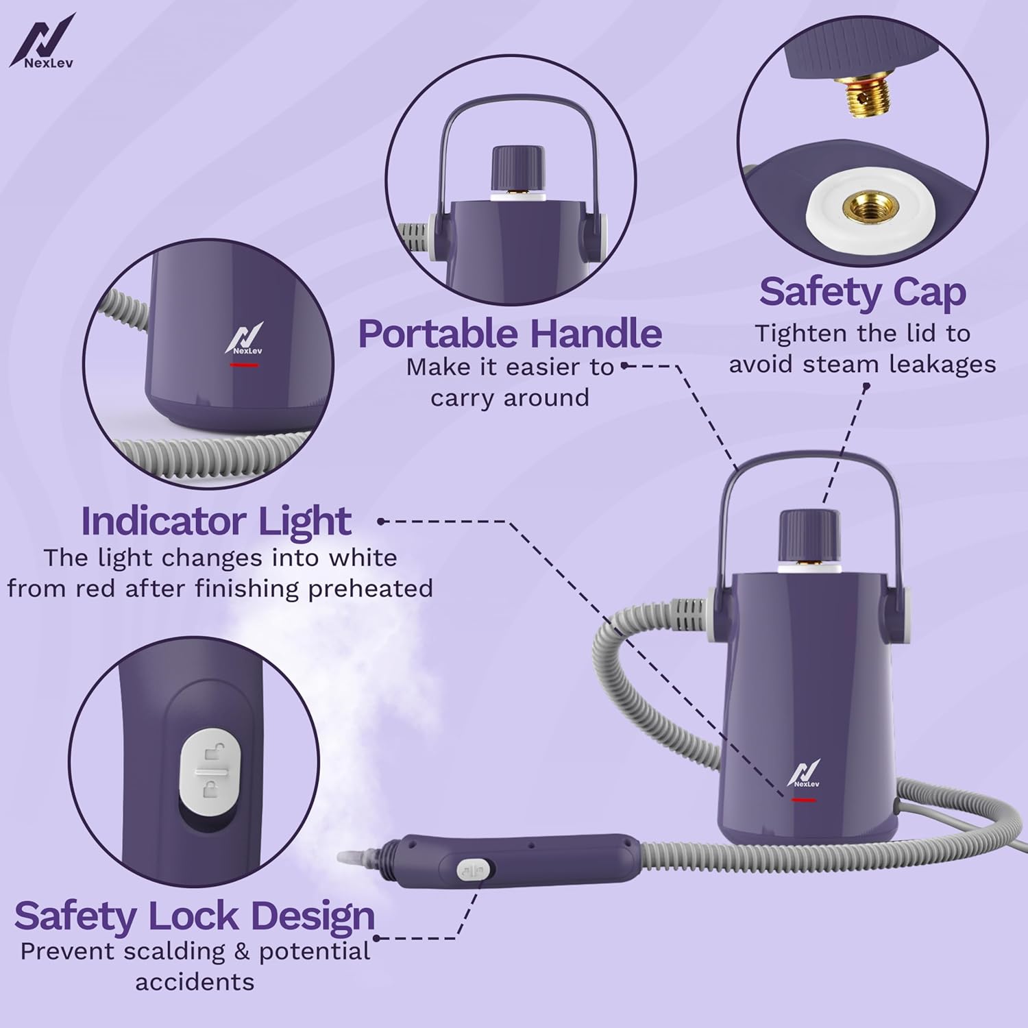 Steam Cleaner Multi-Purpose Steam Cleaning | SC-01