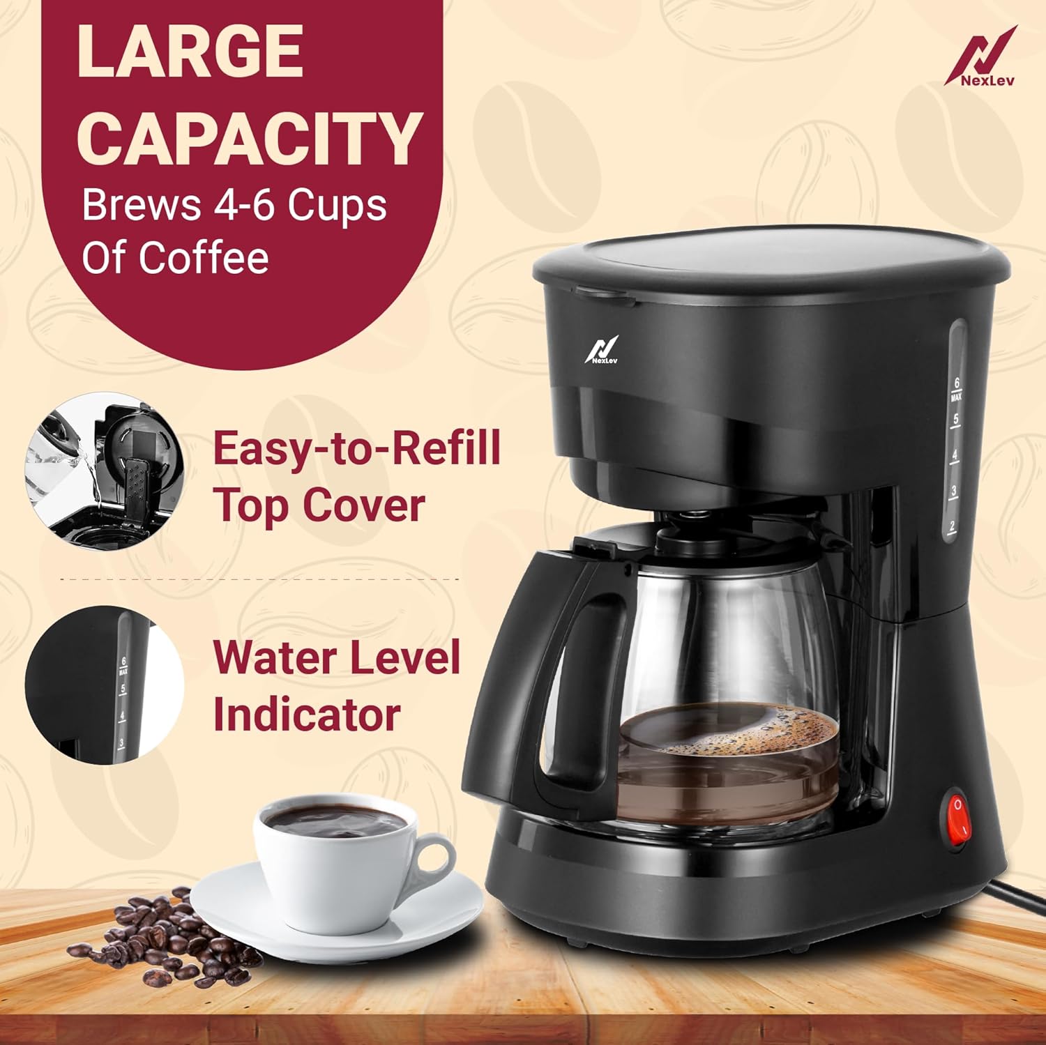 NexLev Drip Coffee Maker - CF-01