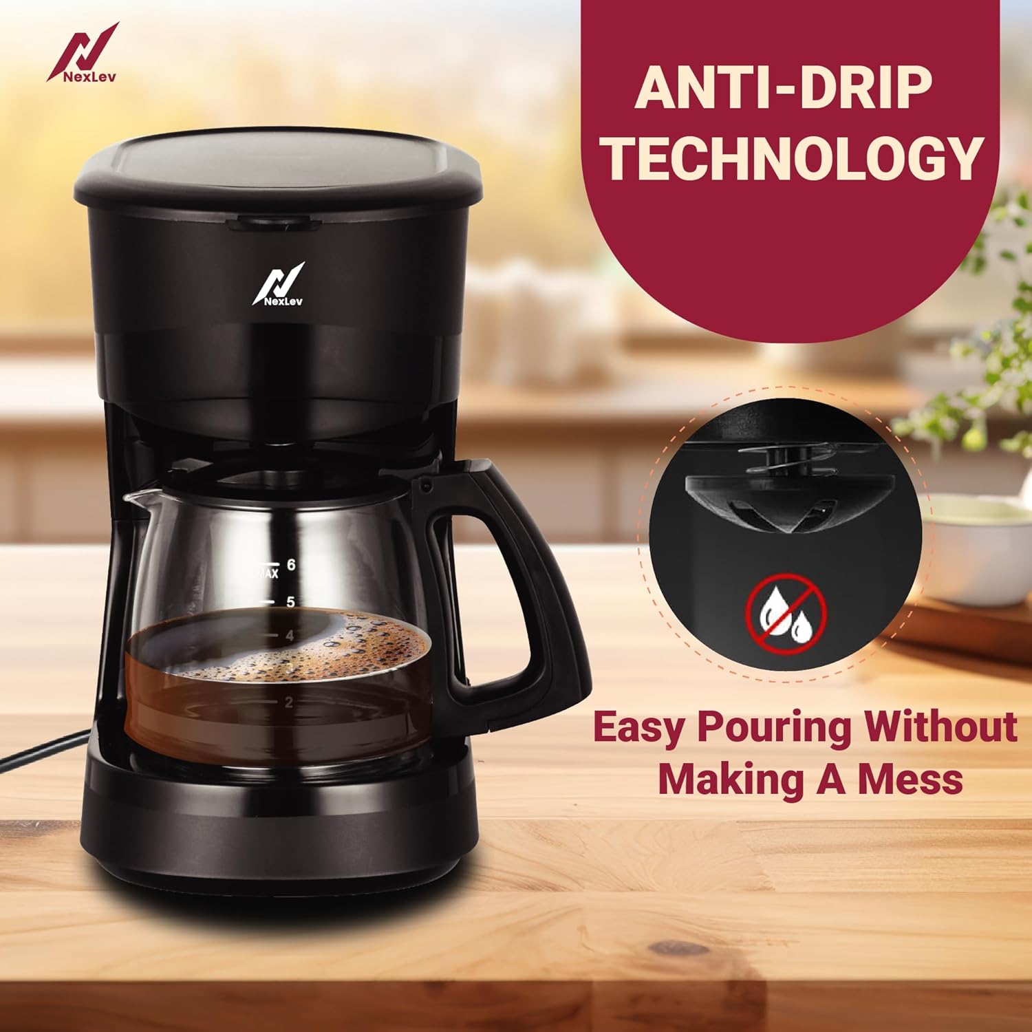 NexLev Drip Coffee Maker - CF-01