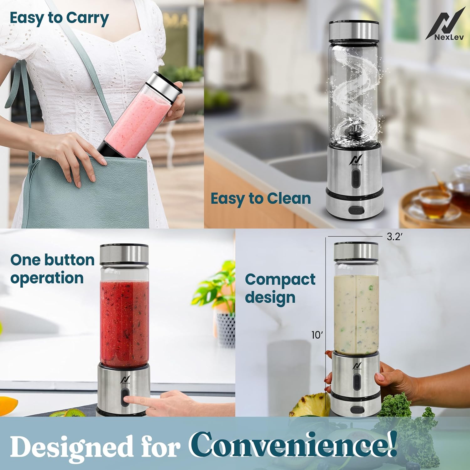 NexLev Portable Blender PB-01