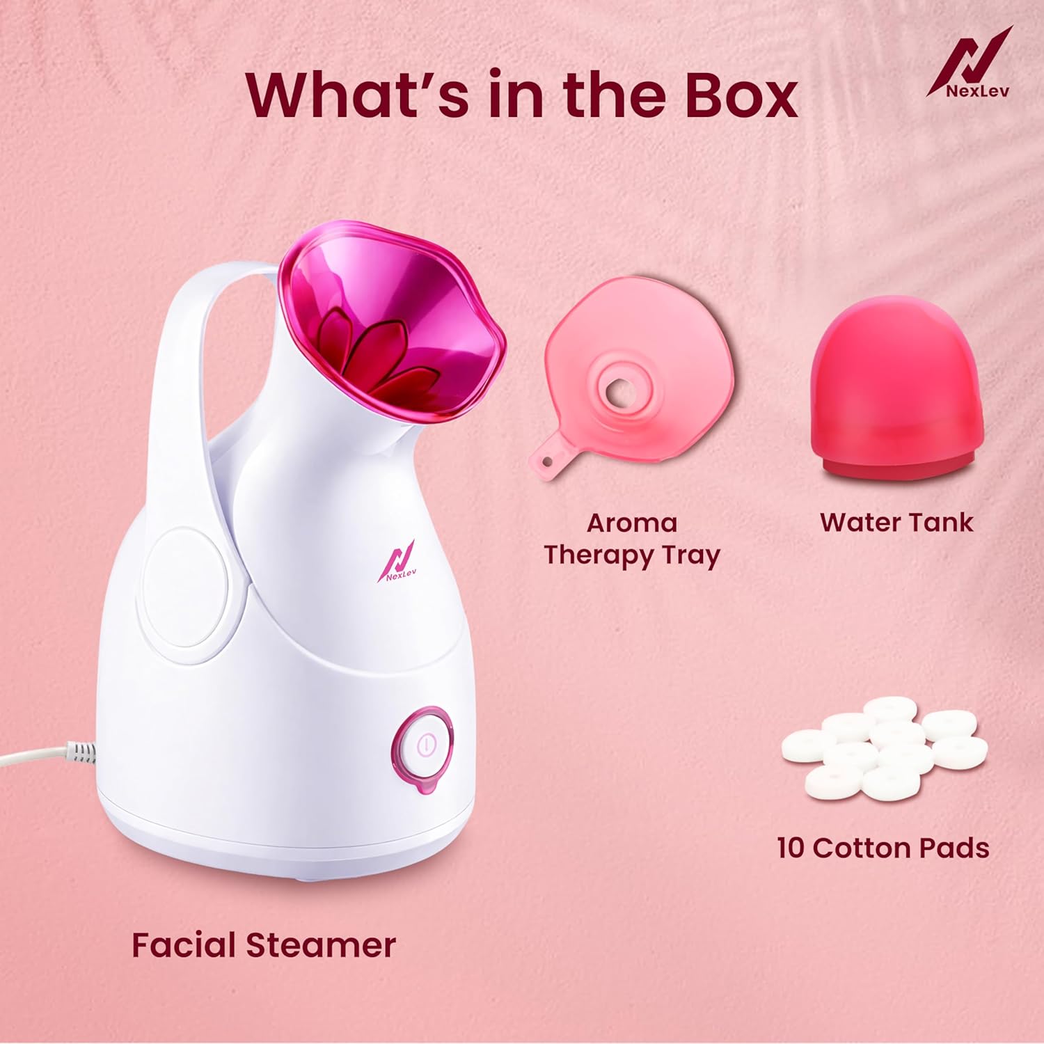 Nexlev Facial Steamer | Nano Ionic Steam Technology | FS-01