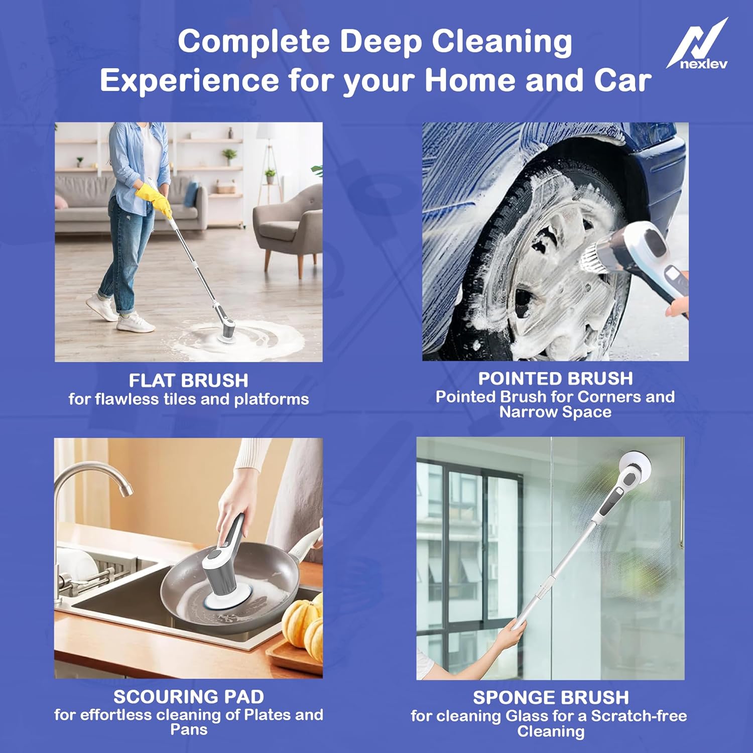 Refurbished -  Nexlev Electric Spin Scrubber SS-01