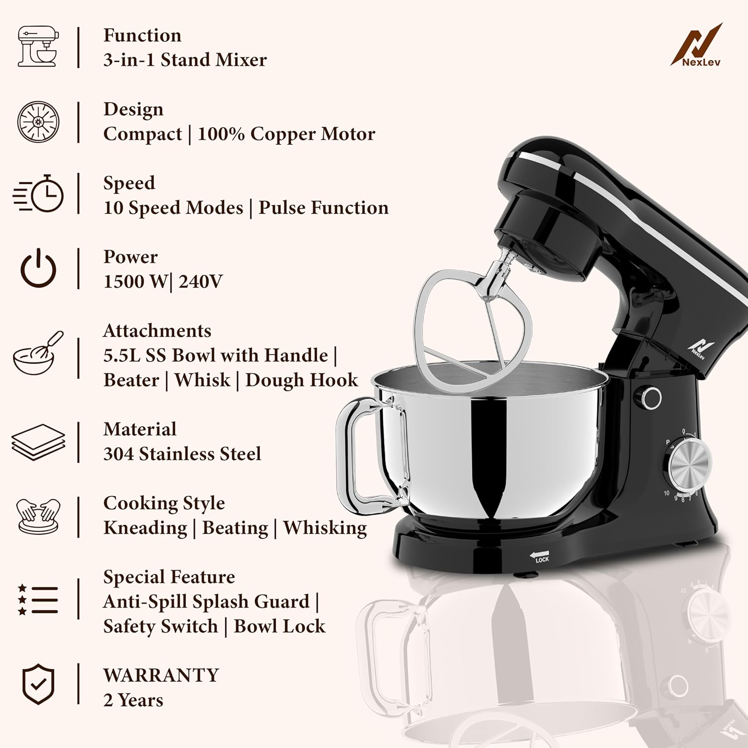 NexLev Stand Mixer ST-01