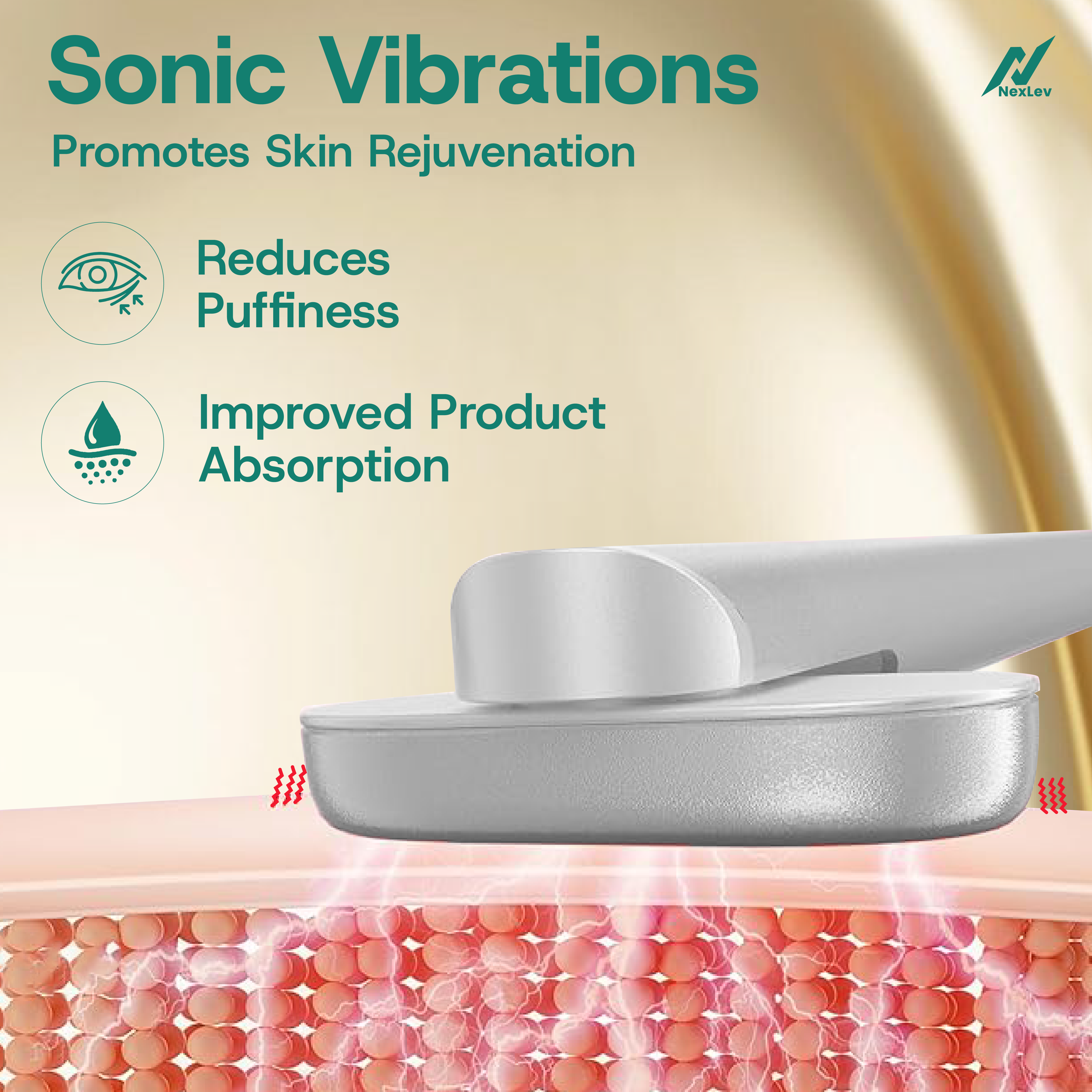 Nexlev Red Light Therapy Wand for Face and Neck | LE-06