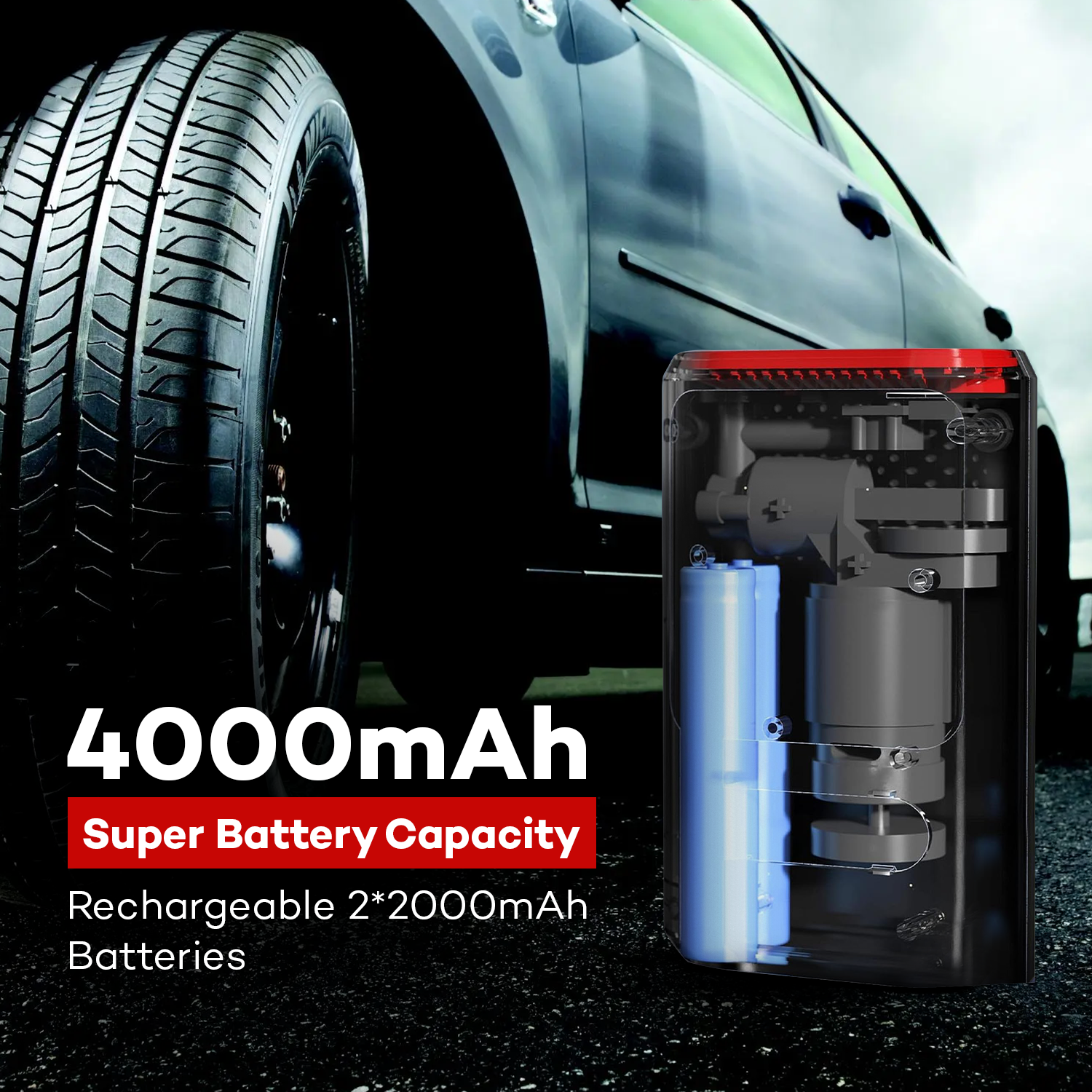 NexLev Cordless Tyre Inflator for Cars & Bikes | TIC-03