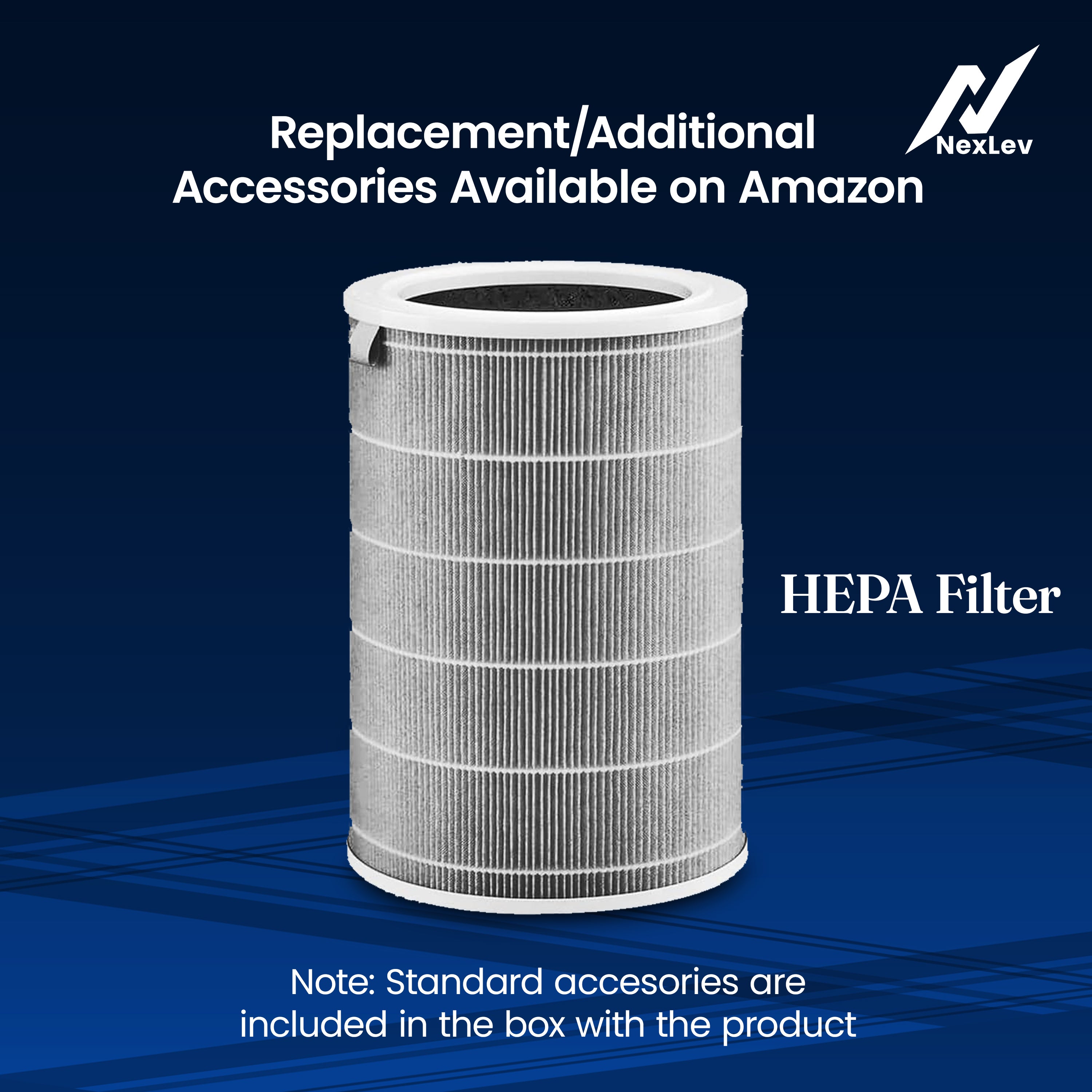 Nexlev Smart Air Purifier with H13 HEPA Filter | Up to 300 Sq Ft | PM2.5 & AQI Display |AP-04